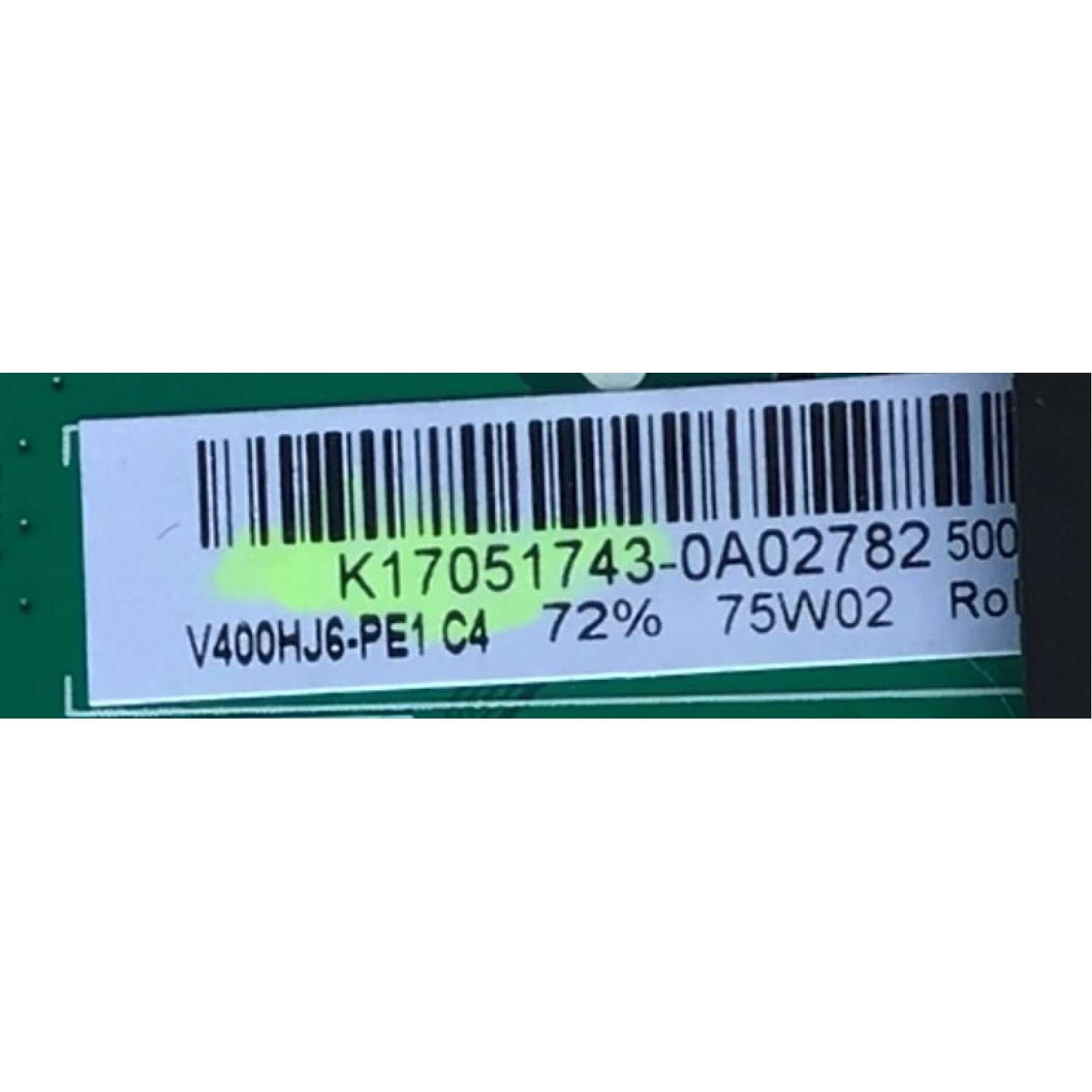 MAIN FUENTE PARA TV ELEMENT NUMERO DE PARTE K17051743 / TP.MS3393.PB751 / E17133-SY / K17051743-0A02782 / PANEL T400-V35-DLED / MODELO ELGW4017 - Imagen 2