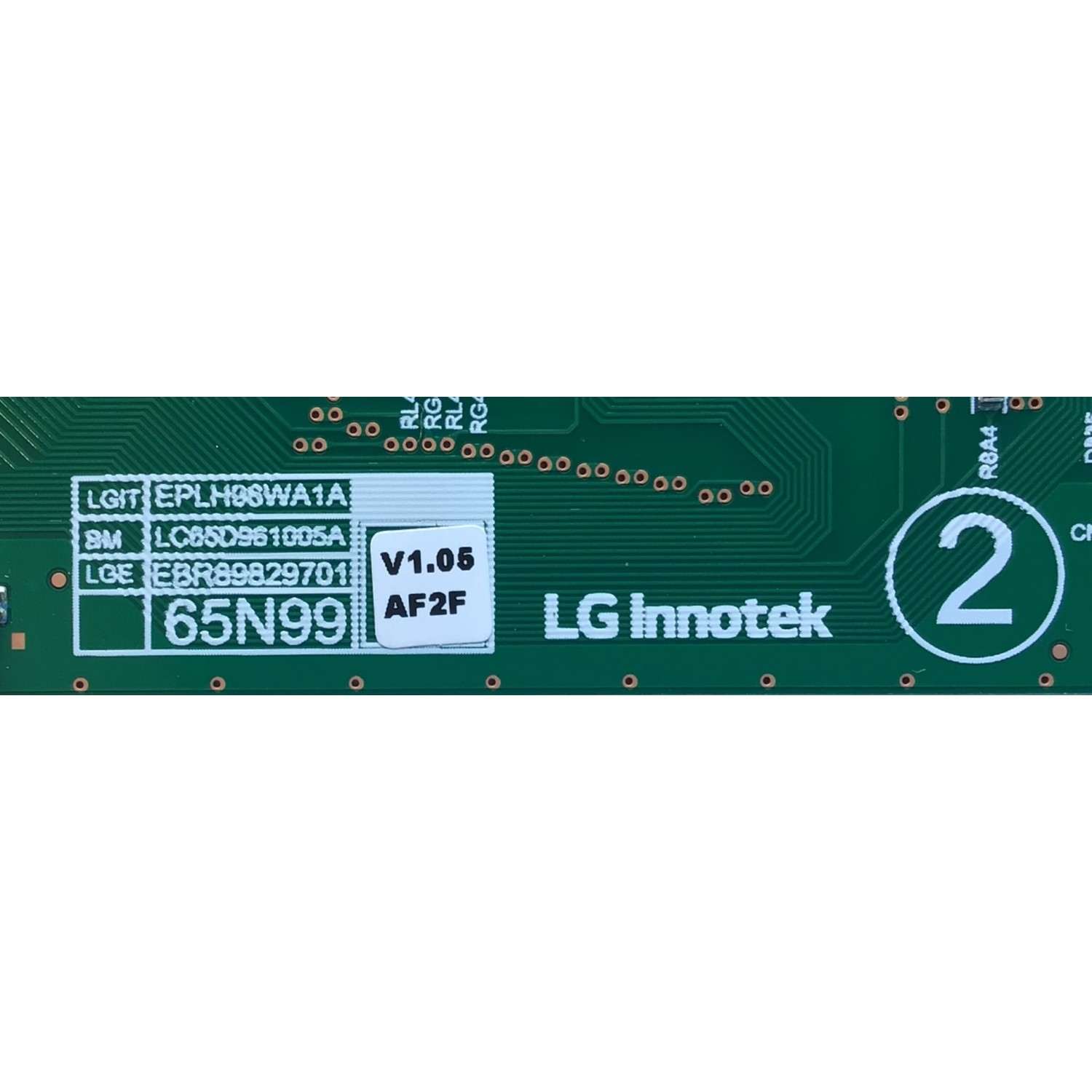 LED DRIVER PARA TV LG NUMERO DE PARTE EBR89829701 / 3PCR02669A / PANEL HC650DAD-SLCAA-2142 / MODELO 65NANO99UNA.AUSWLJR / 65NAN099UNA - Imagen 2