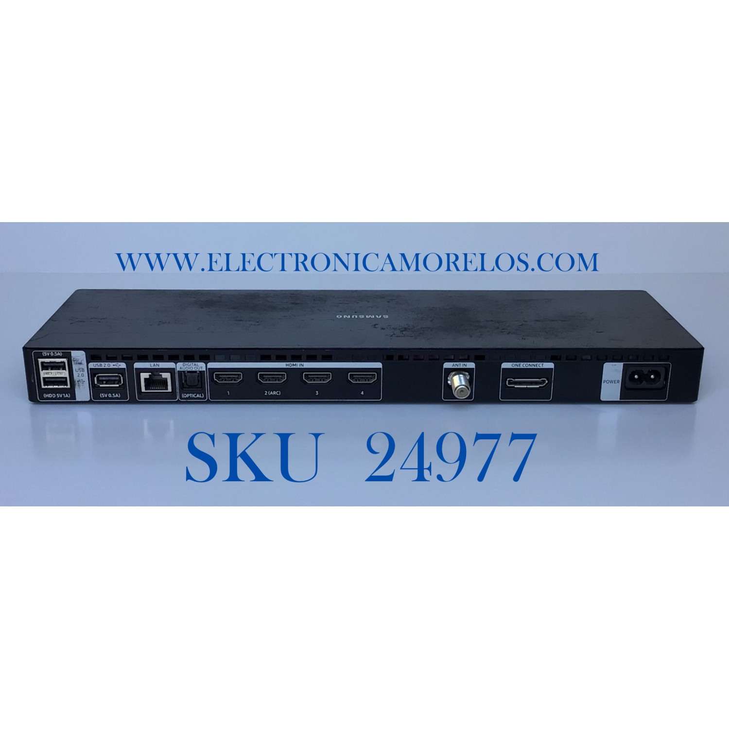 ONE CONNECT MODEL: SOC1000MA PARA TV SAMSUNG / NUMERO DE PARTE BN91-19082A / CAJA FA-QN65QFDMFZA / SUSTITUTAS EQUIVALENTES BN96-44662A / BN94-12678K / BN94-12227A / MX10BN9119082AA664M0275 / MODELO QN65Q7FDMFXZA  FA02 / Qmq7Cv