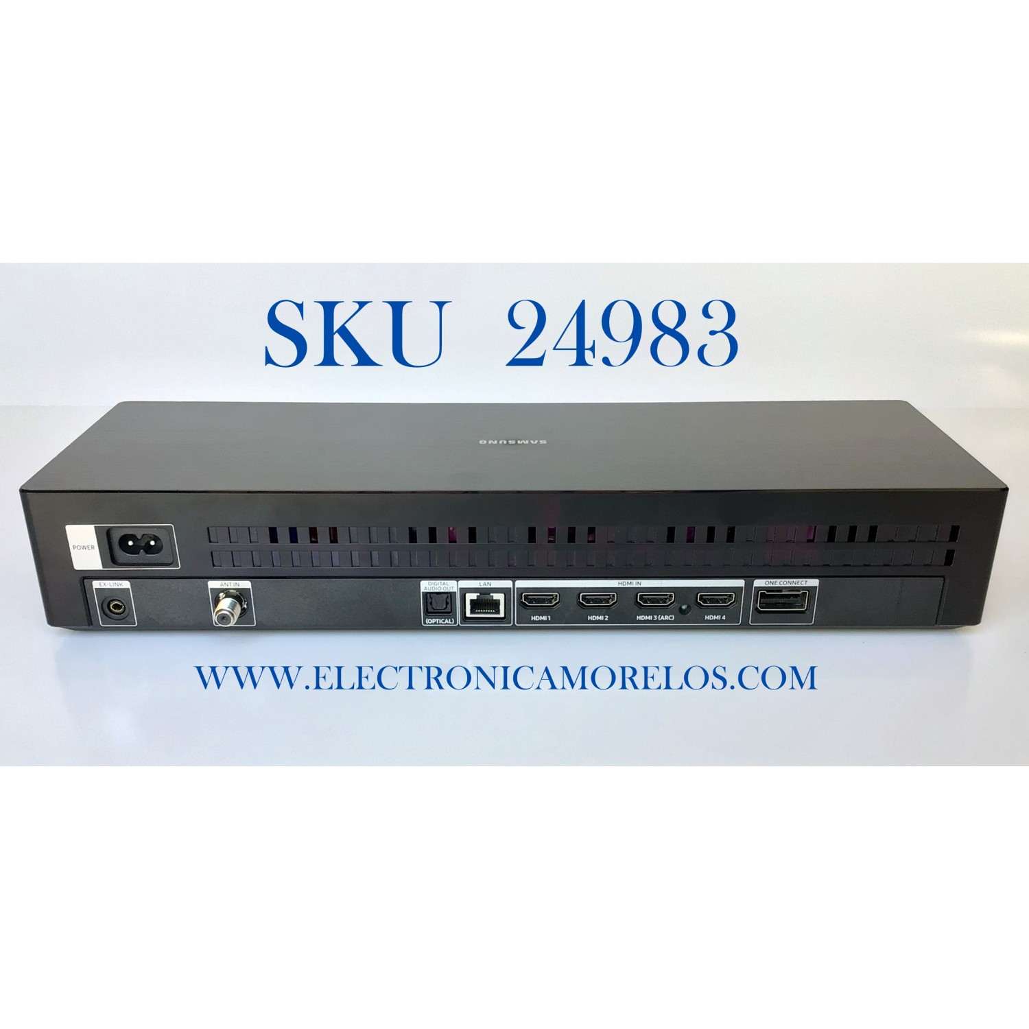 ONE CONNECT MODEL: SOC1004R  PARA TV SAMSUNG ((NUEVO)) / NUMERO DE PARTE BN96-46950L / BN44-00936B / MX89BN9646950LA641M5V0202 / VNL1BN4400936BDY82M3QH0XX / SOC1004R / 75Q90 / MODELOS QN75Q90RAFXZA FA02 / QN75Q90RAFXZA