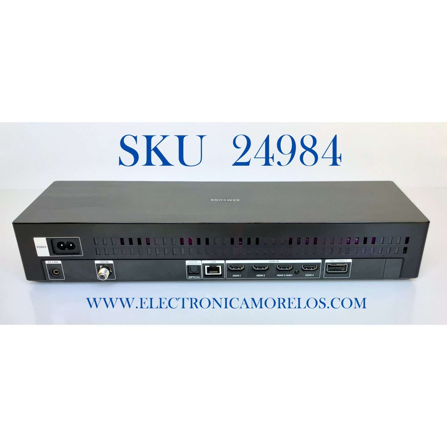 ONE CONNECT MODEL: SOC1001R PARA TV SAMSUNG / NUMERO DE PARTE BN96-46950X / BN44-00933A / MX89BN9646950XD70BN1S0018 / CNL1BN4400933ASK28LBDE771 / 43 49 55 65 LS03 / SOC1001R / MODELOS QN65LS03RAFXZA / QN43LS03RAFXZA BA01 / QN49LS03RAFXZA BA01