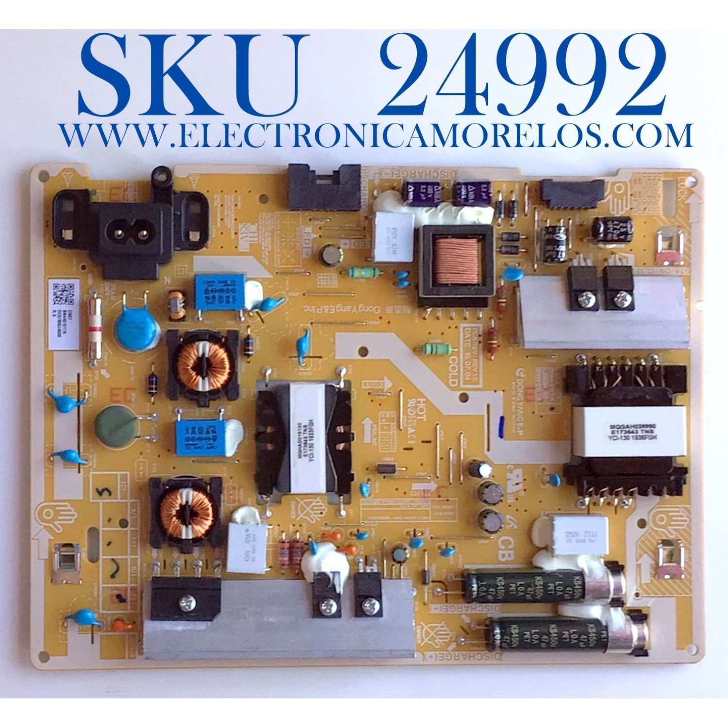 FUENTE DE PODER PARA TV SAMSUNG 4K·UHD ((SMART TV)) / NUMERO DE PARTE BN4401017A / L32E8_RDY / BN44-01017A / PANEL CY-QA032HGCV1H / MODELOS QN32Q50 / QN32Q50RAFXZA FA01 / QN32Q60 / QN32Q60CAFXZA XA01 / QN32Q60AAFXZA XA02