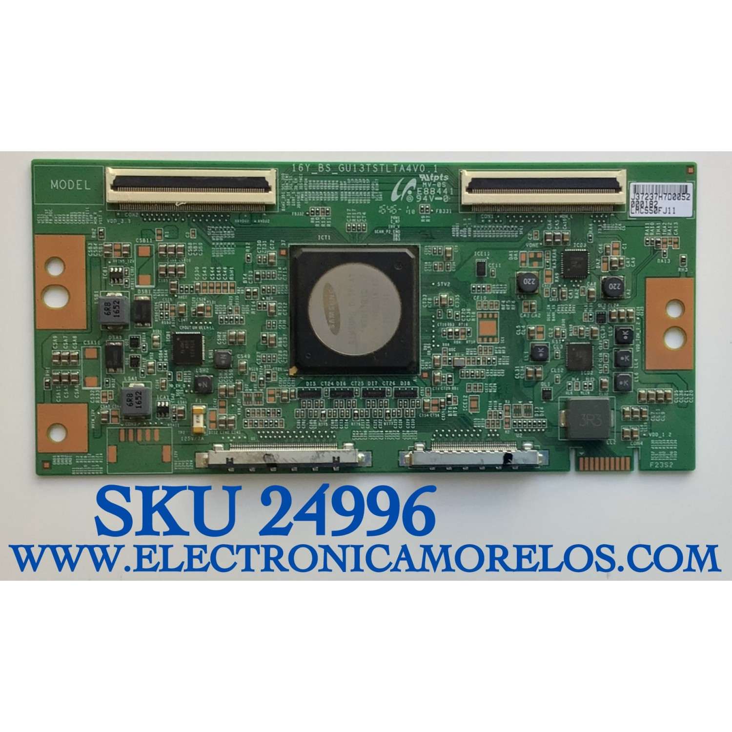 T-CON PARA TV HISENSE / NUMERO DE PARTE 37237H / 16Y_BS_DU13TSTLTA4V0.1 / E88441 / J37237H7D0052 / MODELO 55H9D