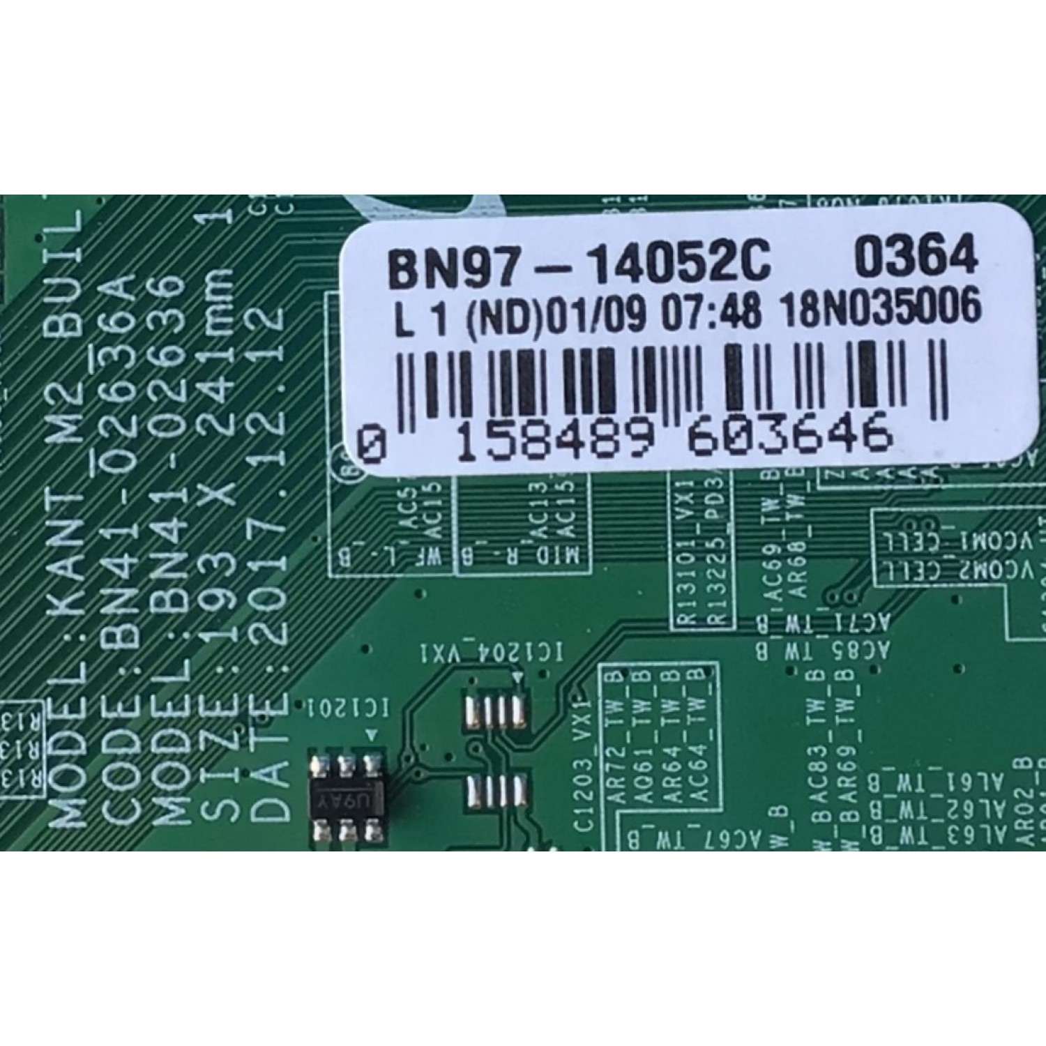 MAIN PARA TV SAMSUNG QLED HDR UHD SMART TV / NUMERO DE PARTE BN94-12914J / BN41-02636A / BN97-14052C / PANEL CY-TN065FLLV3H / MODELO QN65Q8 / QN65Q8FNBFXZA FA02 - Imagen 2