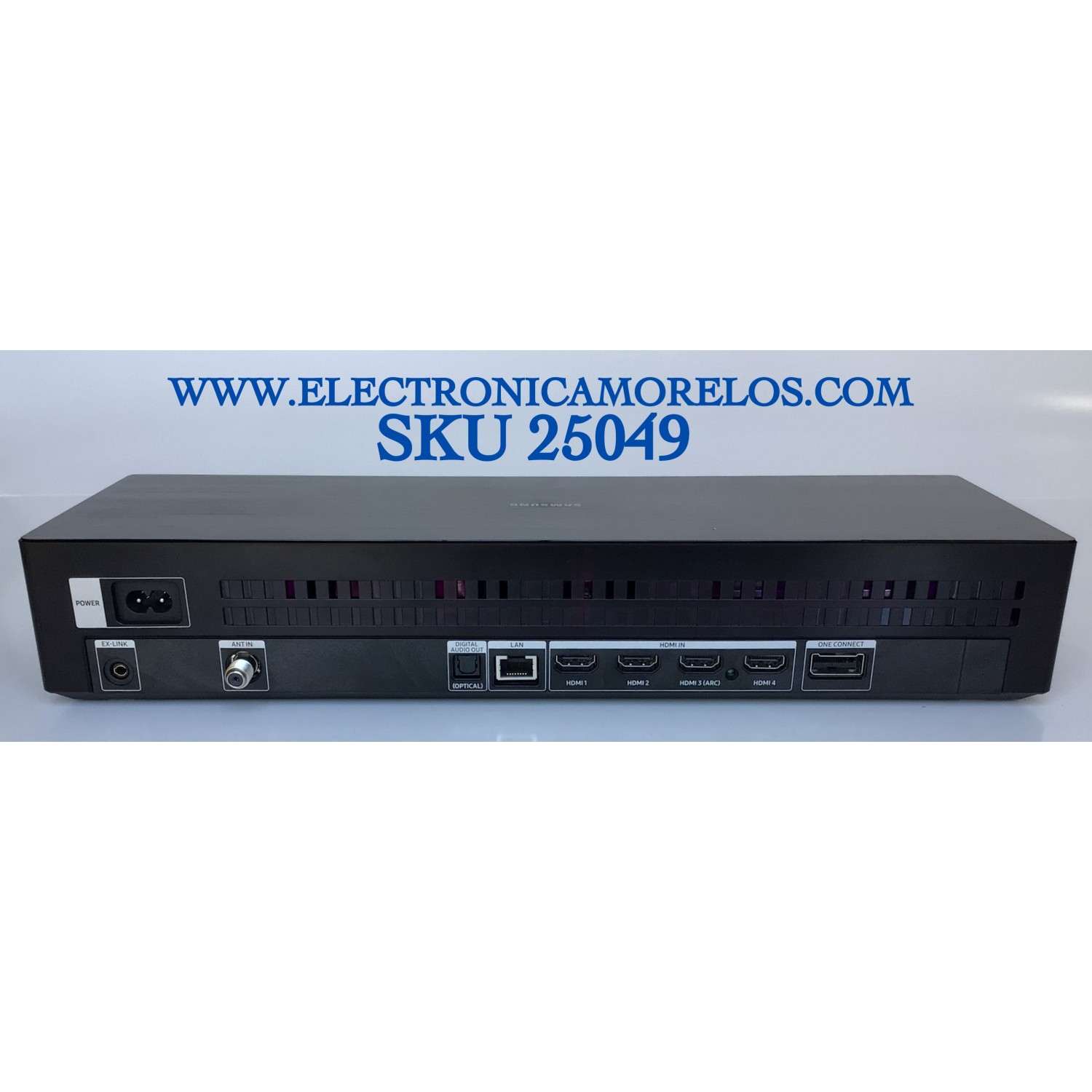 ONE CONNECT MODEL: SOC1001R PARA TV SAMSUNG ((NUEVO)) NUMERO DE PARTE BN96-46950X / BN44-00933A / MX89BN9646950XD70BM730111 / CNL1BN4400933ASK28L44I852 / SOC1001R / QN55LS03RAFXZA / MODELOS QN65LS03RAFXZA / QN43LS03RAFXZA BA01 / QN49LS03RAFXZA BA01