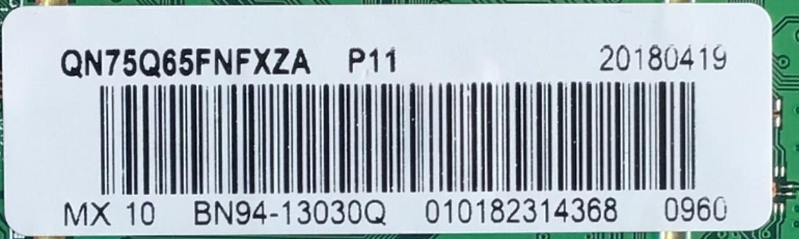 MAIN PARA TV SAMSUNG NUMERO DE PARTE BN94-13030Q / BN41-02636A / BN97-14340J / BN9413030Q / MODELO QN75Q65FNFXZA - Imagen 2