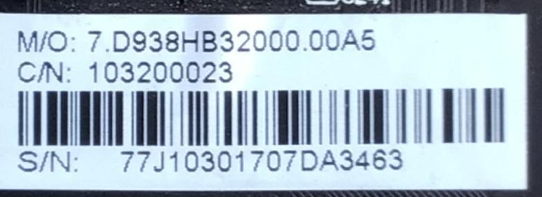 MAIN PARA TV ELEMENT NUMERO DE PARTE 103200023 / CV938H-B / 577224220 / 577037610 / B06XGJ7FYZ / PANEL T500-0UK-DLED / DISPLAY T500QVN03.0 / MODELO EL4KAMZ5017T - Imagen 6