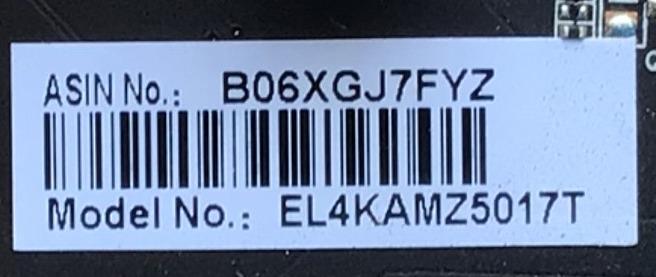 MAIN PARA TV ELEMENT NUMERO DE PARTE 103200023 / CV938H-B / 577224220 / 577037610 / B06XGJ7FYZ / PANEL T500-0UK-DLED / DISPLAY T500QVN03.0 / MODELO EL4KAMZ5017T - Imagen 2