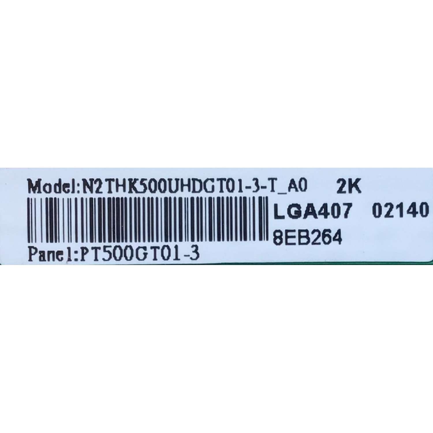 T-CON PARA TV WESTINGHOUSE NUMERO DE PARTE PT500GT01-3-C-3 / V500DJ6-QE1-G6 / CC500PV3D / N2THK500UHDGT01-3-T_A0 / E365101 / DISPLAY PT500GT01-3 VER.1.2 / MODELO WD50FB1200 - Imagen 2