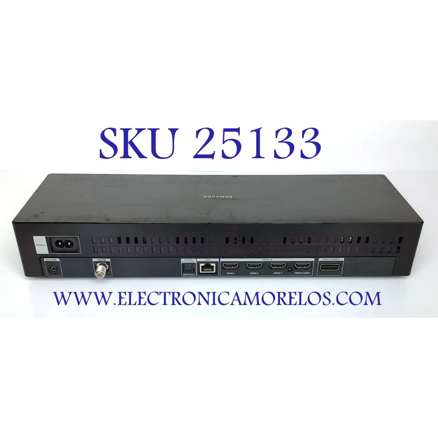 CAJA ONE CONNECT PARA TV SAMSUNG ((USADO)) / NUMERO DE PARTE BN96-46950L / BN44-00936B / SOC1004R / S0C1004R / BN4400936B / BN9646950L / MODELO QN75Q90 / QN75Q90RAFXZA FA02