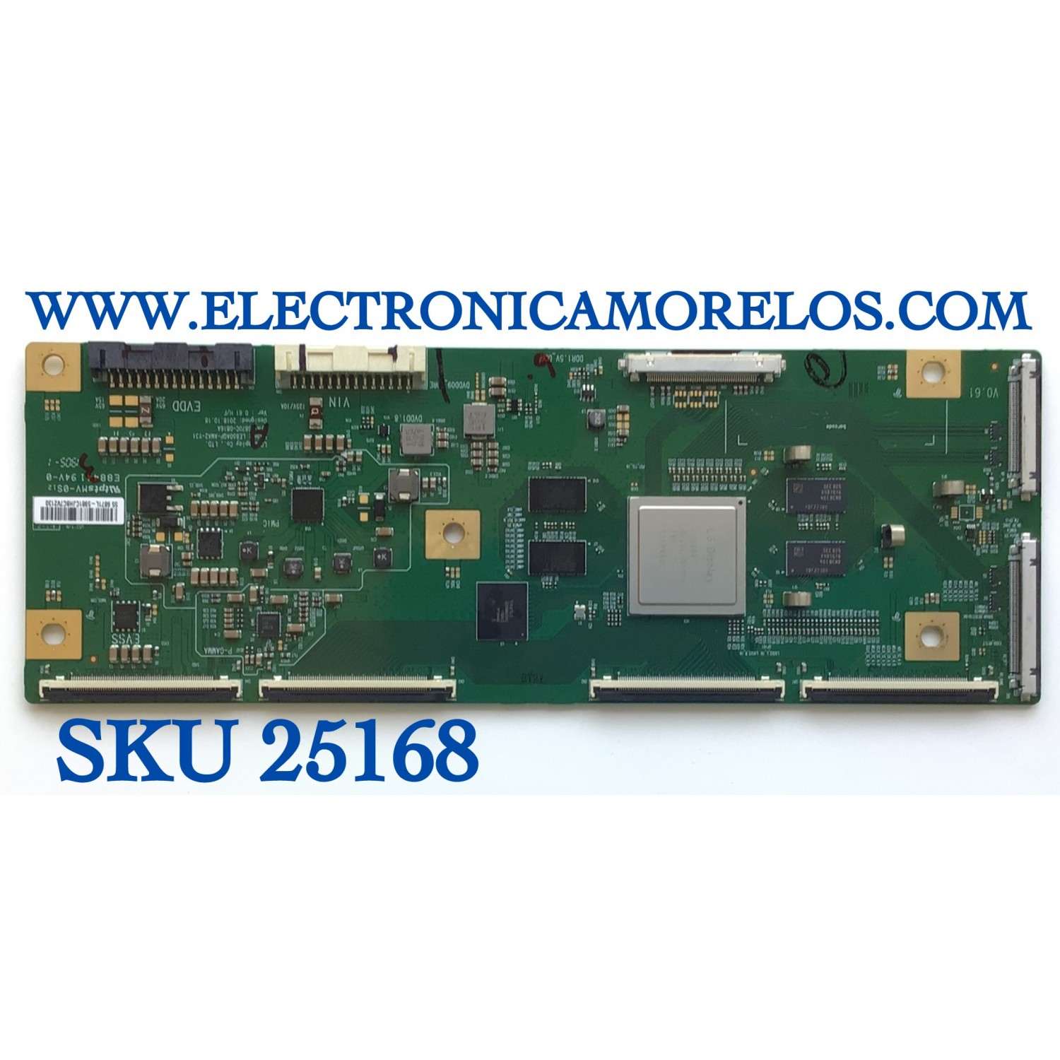 T-CON PARA TV SONY / NUMERO DE PARTE 6871L-5981C / 6870C-0816A / 5981C / PANEL LE550AQP(AM)(A1) / MODELOS XBR-55A9G / XBR55A9G 