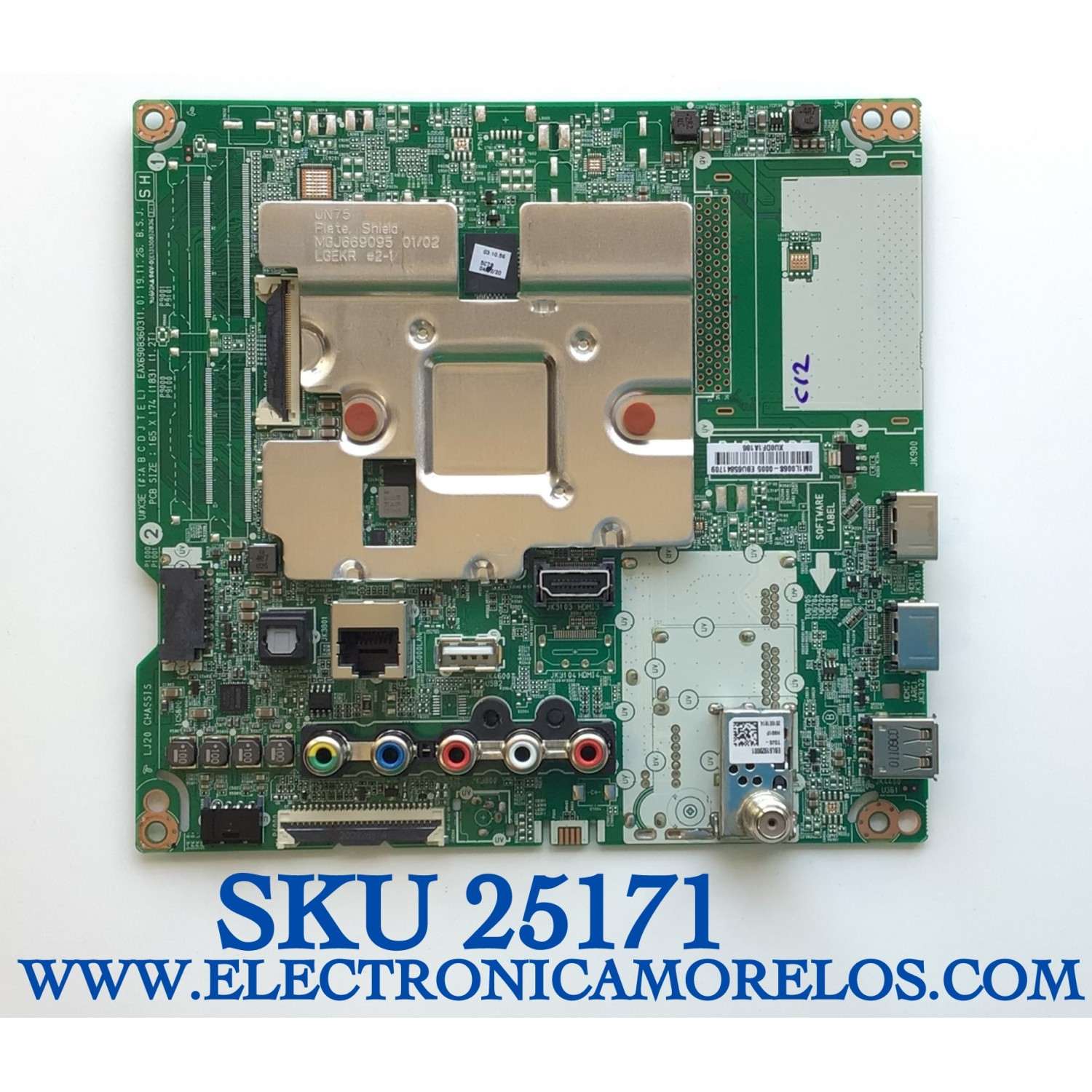 MAIN SMART PARA TV LG 4K UHD CON HDR10 RESOLUCION (3840 × 2160) NUMERO DE PARTE EBU65841709 / EAX69083603(1.0) / 0M1L0068-0005 / XU0DF1A186 / PANEL NC500DQG-VXHX5 / DISPLAY PT500GT02-2 / MODELOS 50UN6950ZUF / 50UN7300AUD / 50UN6950ZUF.BUSJLJM / 50UN7300AUD.BUSSLJM / COMPATIBLES EBU65841704 / EBU65841702 / EBU65841703 / EBU65841701 / EBU65841714