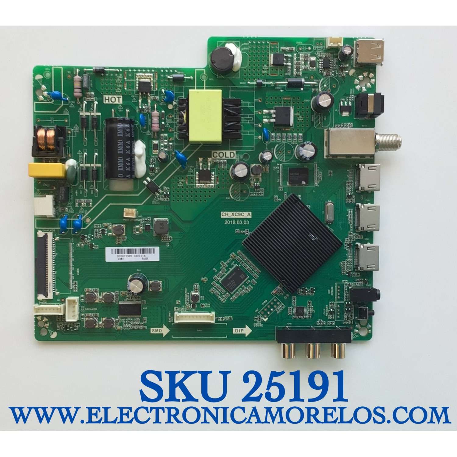 FUENTE PARA TV INSIGNIA / NÚMERO DE PARTE / 6MF0062010 / 569MF0520A / EH24954104903 / BI01EA207F / MODELO NS-19E320A13	