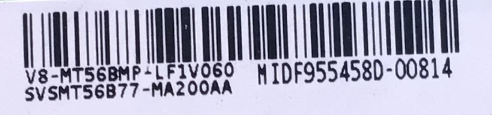 MAIN PARA TV PIONEER / SVSMT56B77-MA200AA / 40-5655F1-MAC2HG / V8-MT56BMP-LF1V061 / MIDF956164K-00004 / DISPLAY ST4851B01-2 / MODELO  PLE-49S07FHD - Imagen 3