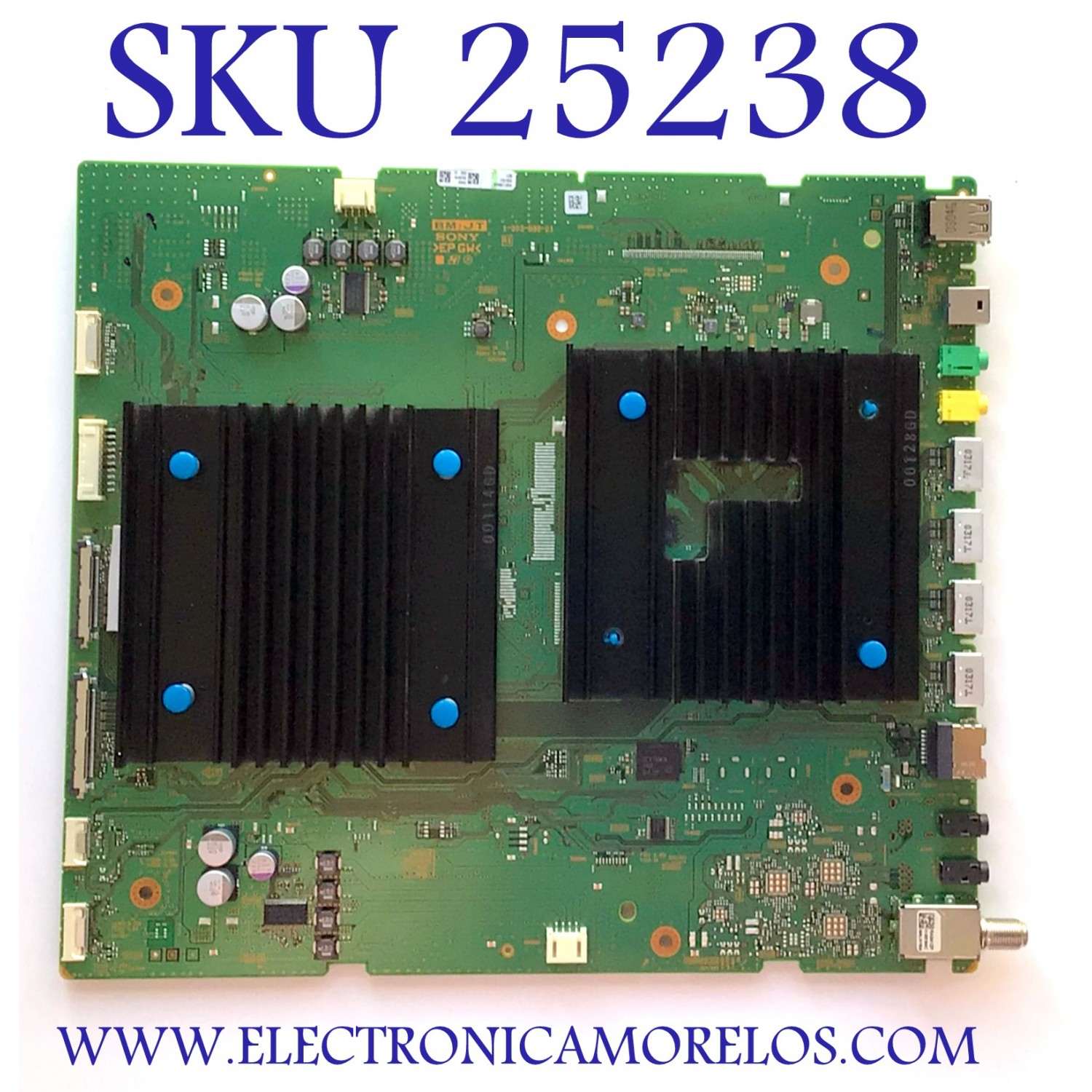 MAIN PARA TV SONY BRAVIA 4K·UHD·HDR SMART TV / NUMERO DE PARTE A5011882A 098 / 1-003-688-21 / A-5011-882-A 098 / 100368821 / A-5011-896-A / PANEL YDAF055DNU01 / DISPLAY T550QVN07.5 / MODELO XBR-55X950H / XBR55X950H