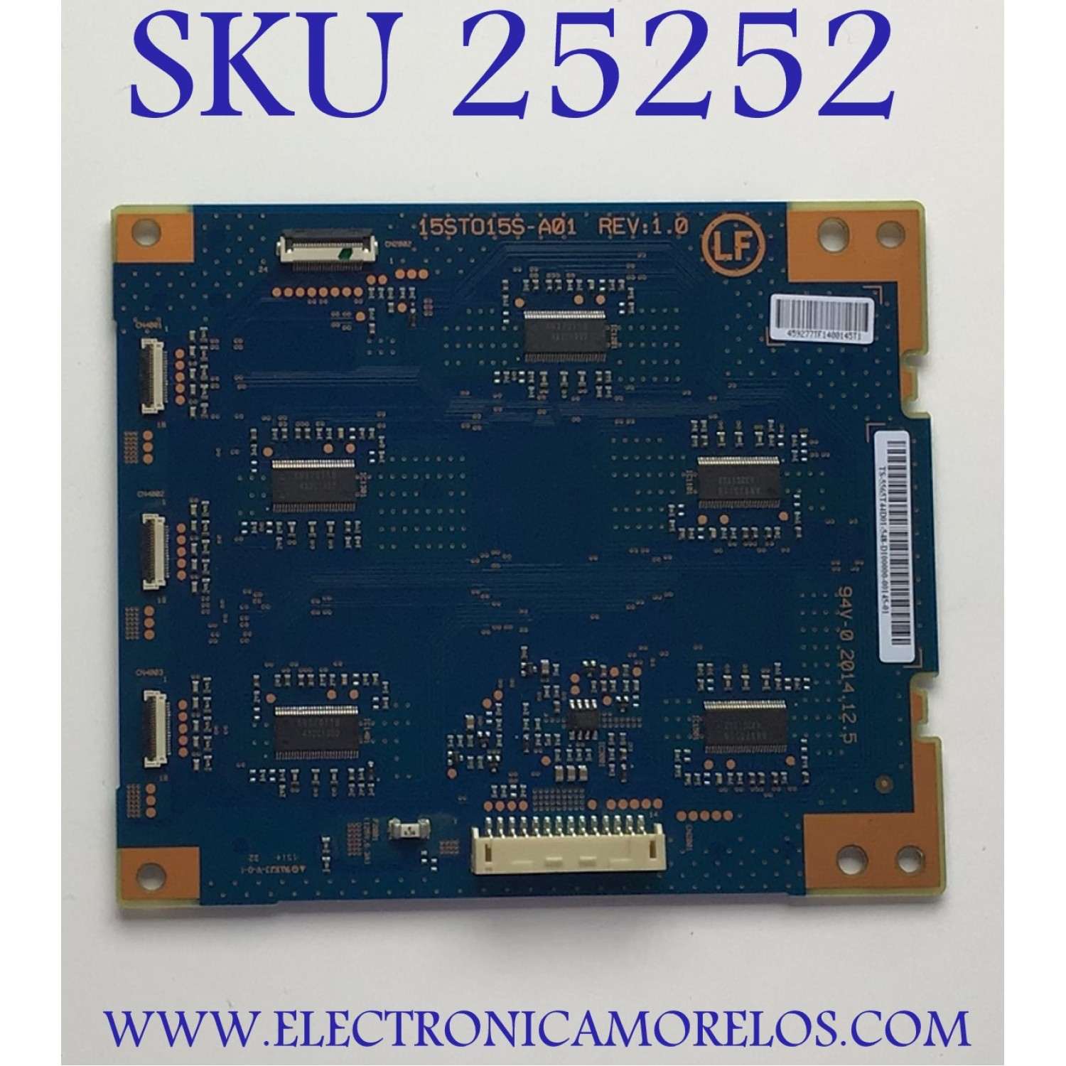 LED DRIVER PARA TV SONY / NUMERO DE PARTE 1-895-791-11 / 15ST015S-A01  REV:1.0 / 55.65T44.D01 / 5565T44D01 / 459277TF / PANEL V750DK1-QS3 REV. J2 / MODELOS XBR-75X910C / XBR75X910C