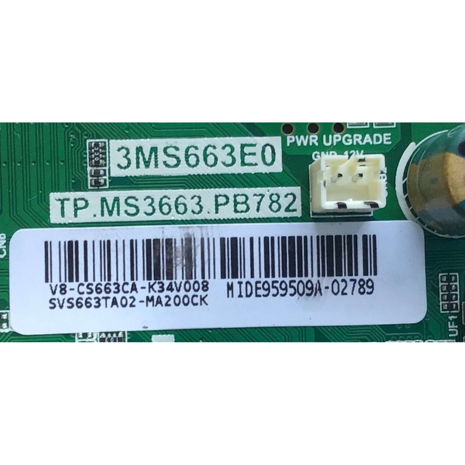 MAIN FUENTE (COMBO) PARA TV TCL / NUMERO DE PARTE SVS663TA02-MA200CK / TP.MS3663.PB782 / 3MS663E0 / V8-CS663CA-K34V008 / MIDE959509A / ESTA TARJETA ES CHINA Y ES UTILIZADA EN DIFERENTES MARCAS Y MODELOS / ENTRAR A DESCRIPCIÓN DEL PRODUCTO - Imagen 2