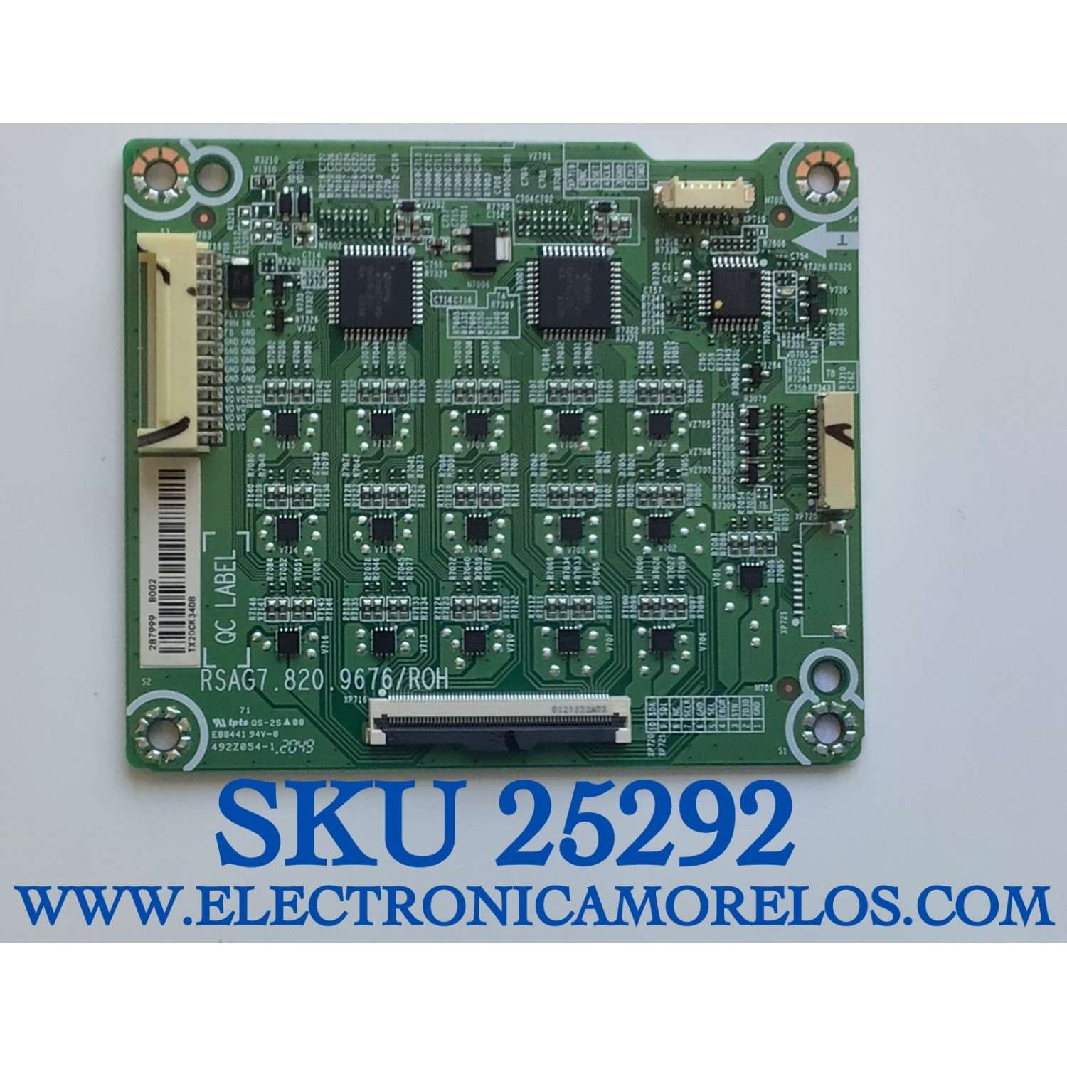 LED DRIVER PARA TV HISENSE NUMERO DE PARTE 287999 / RSAG7.820.9676/ROH / B002 / TX20CK34DB / MODELO 50H8G