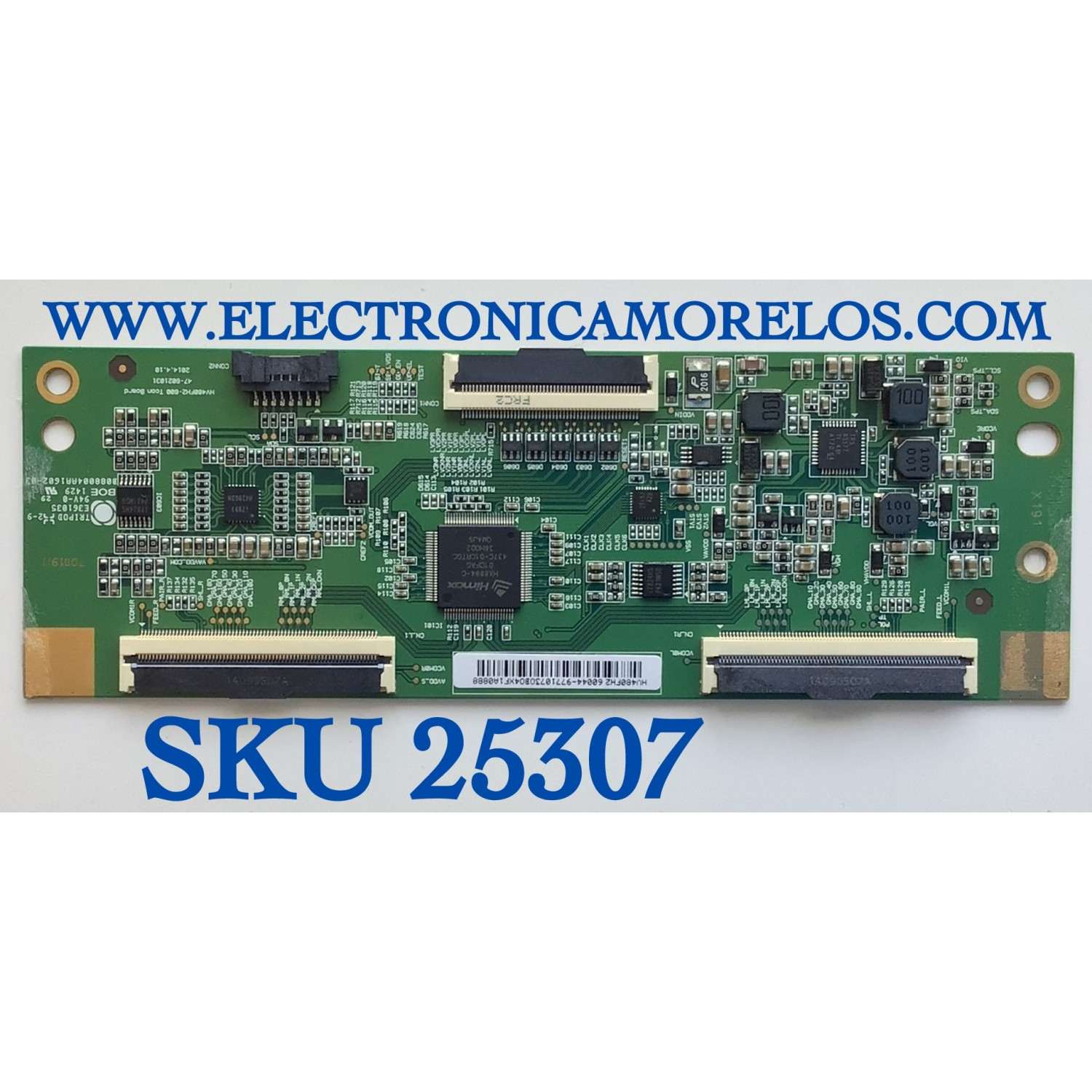 T-CON PARA TV VIOS / NUMERO DE PARTE 44-9771073O / HV480FH2 / 44-97710730B / 47-6021031 / HV480FH2-600 / B088004AA1602-03 / PANEL CN48HC820 / DISPLAY HV480FH2-600 / MODELOS VLEDTV4814 / HG48AD560TJXXZ