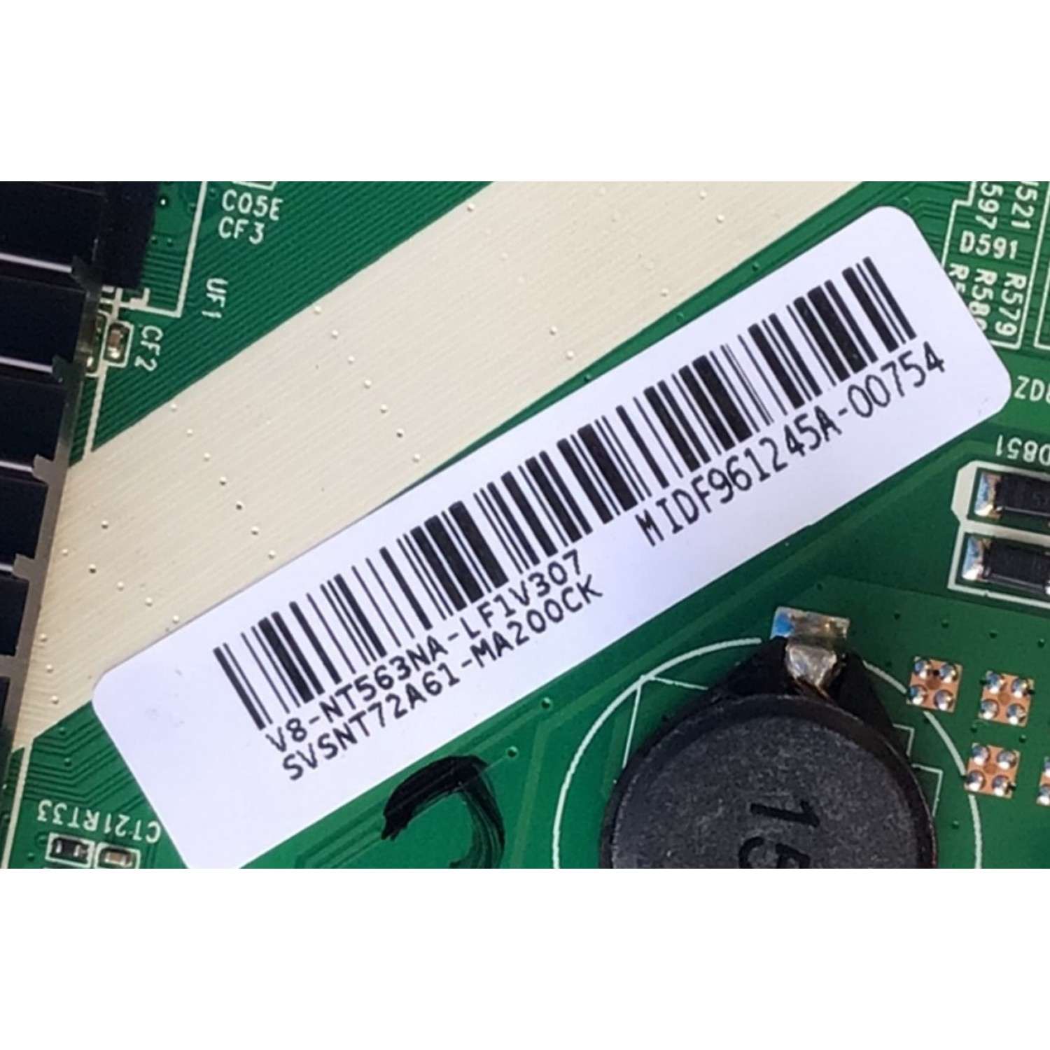 MAIN FUENTE PARA TV HKPRO / SVSNT72A61-MA200CK / 40-3NT63M-MAB2 / V8-NT563NA-LF1V307/ MIDF9612454-00754 /  TARJETA ES CHINA Y ES UTILIZADA EN DIFERENTES MARCAS Y MODELOS / HKPRO HKP32SM7/ IMPORTANTE : CHECAR EN LA IMAGEN CONECTOR P801 - Imagen 2