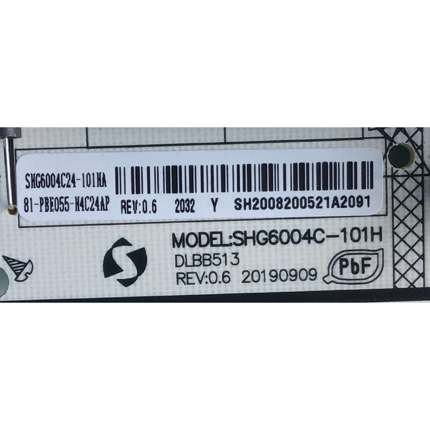 FUENTE DE PODER ORIGINAL PARA TV EVL / NUMERO DE PARTE 81-PBE055-H4C24AP / SHG6004C-101H / SH6004C24-101HA / DLBB513 / CQC14134104969 / PANEL LVU430CMDX E0021 / DISPLAY V430DJ1-Q01 REV.C1 / MODELO 43EVLS4 - Imagen 2