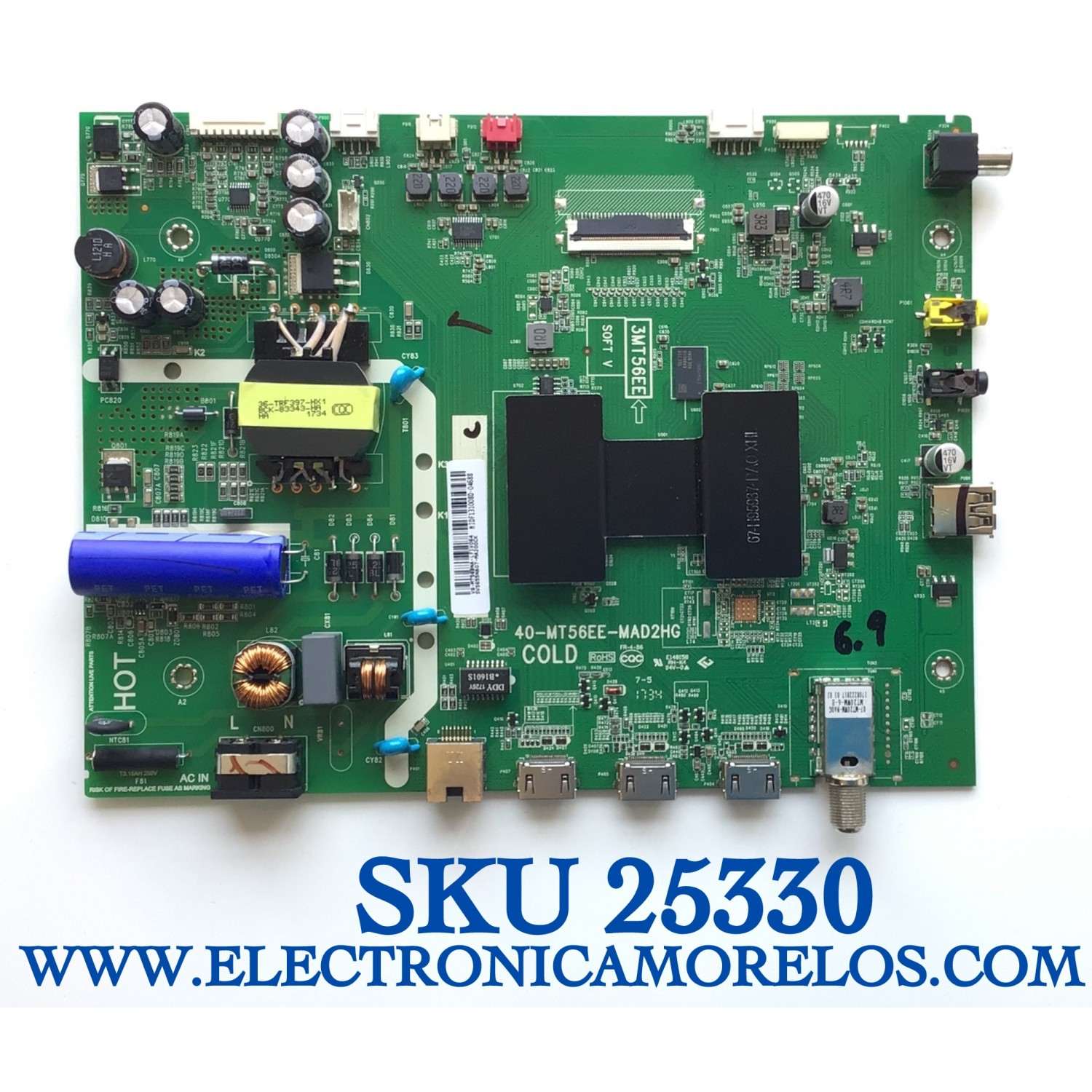 MAIN FUENTE (COMBO) PARA TV JVC  / NUMERO DE PARTE SVS655NA07-MA200CK / 40-MT56EE-MAD2HG / V8-MT56BNA-LF1V064 / MIDF131008D / MODELO SI43FS / ESTA TARJETA ES CHINA Y ES UTILIZADA EN DIFERENTES MARCAS Y MODELOS / ENTRAR A DESCRIPCIÓN DEL PRODUCTO