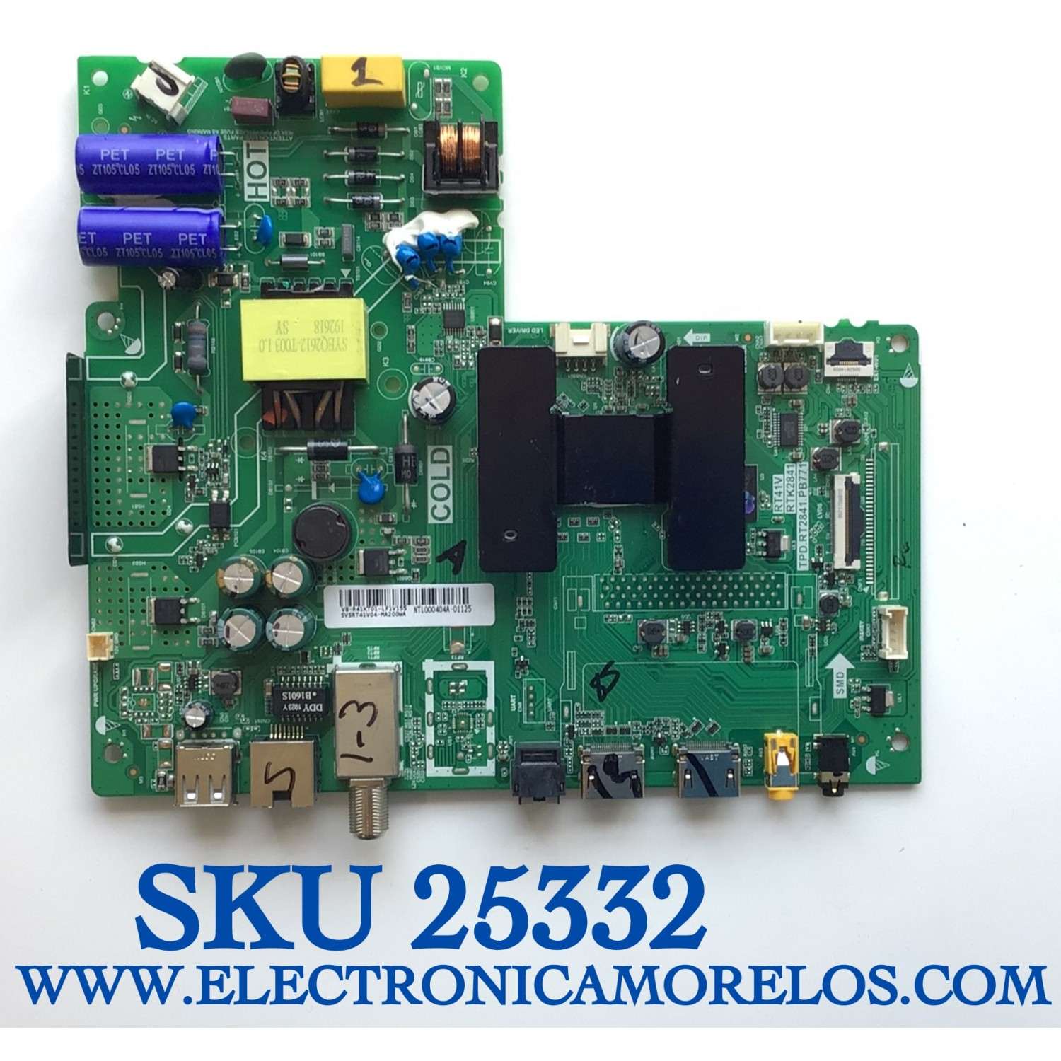 FUENTE PARA TV HITACHI 81-PBE043-H1A05 / SHG4301A-101H / SHG4301A05-101H / D0170366PS2642 / ESTA TARJETA ES CHINA Y ES UTILIZADA EN DIFERENTES MARCAS Y MODELOS / ENTRAR A DESCRIPCIÓN DEL PRODUCTO 