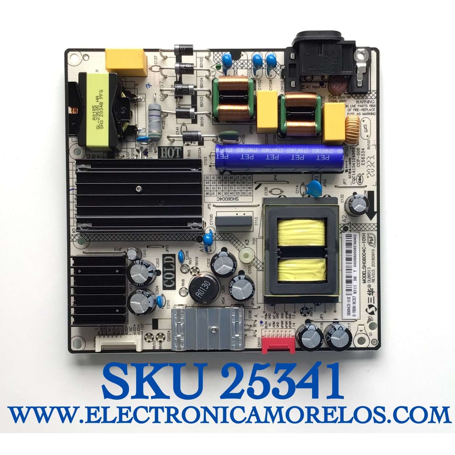 FUENTE PARA JVC / 81-PBE060-H4C35CP / SH6004C-101H / SHG6004C35-101HC / SH2009200837A0762 / ES CHINA Y ES UTILIZADA EN DIFERENTES MARCAS Y MODELOS / ENTRAR A DESCRIPCIÓN DEL PRODUCTO 
