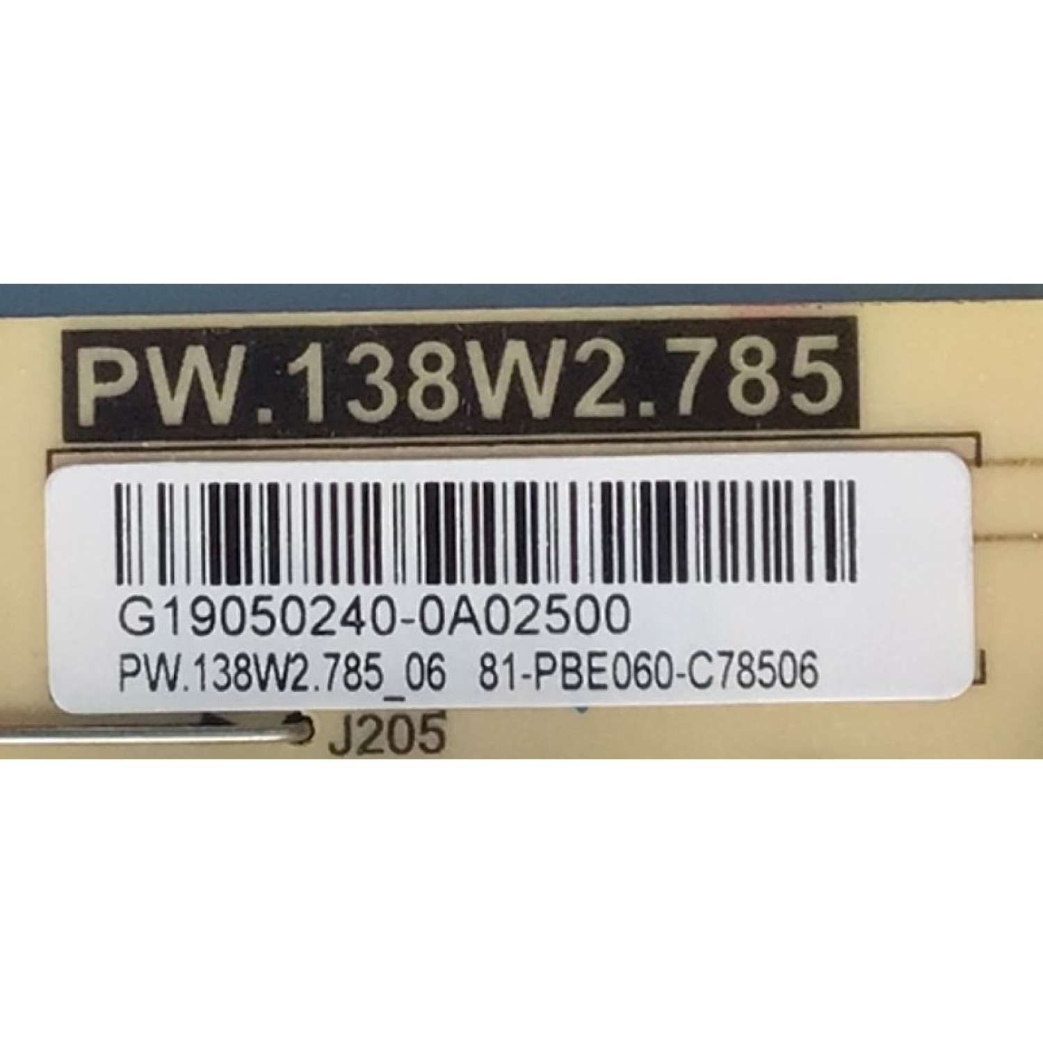 FUENTE PARA TV TCL / NUMERO DE PARTE  81-PBE060-C78506 / PW.138W2.785 / G19050240-0A02500 / PW.138W2.785_06 / MODELO 40S6500 - Imagen 2