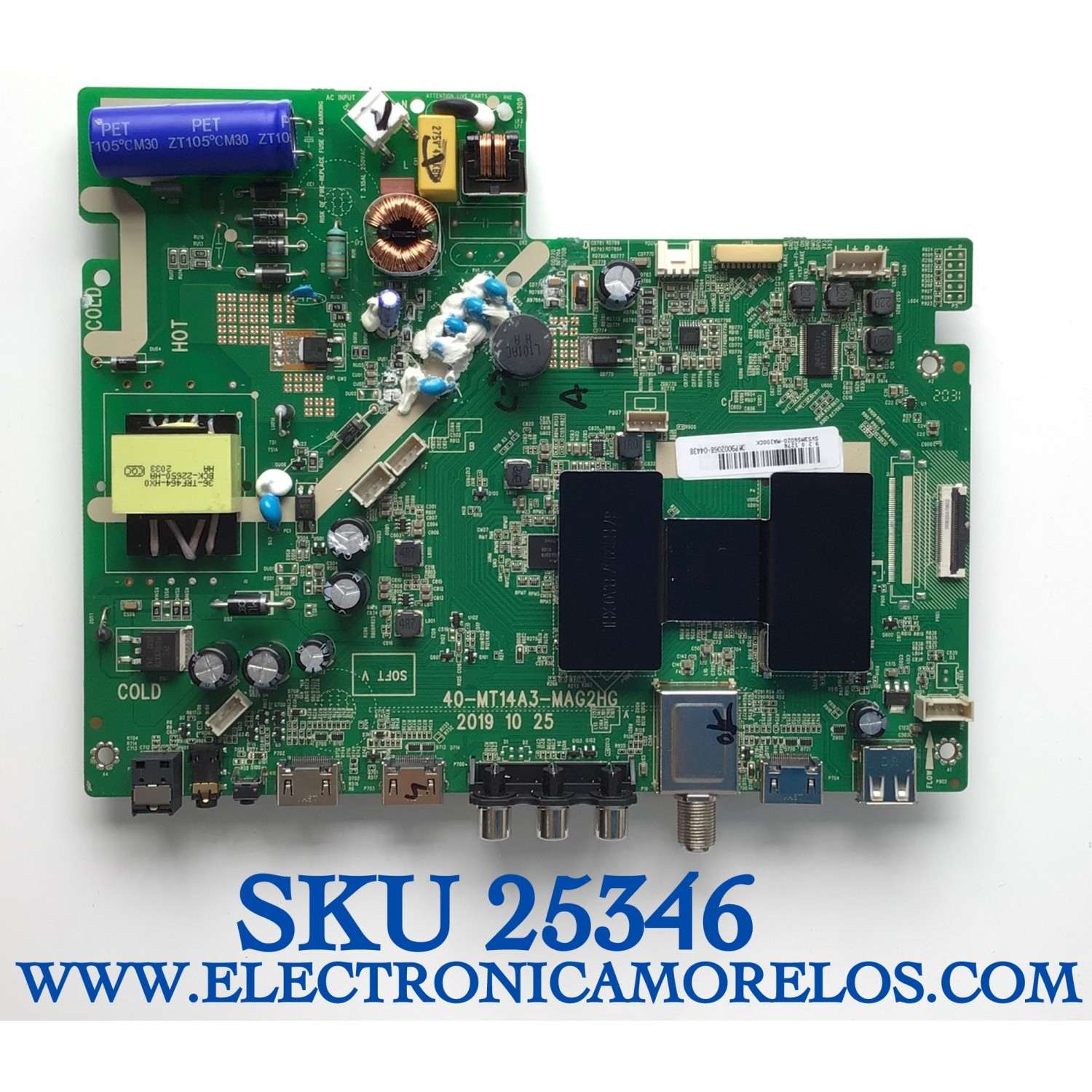 MAIN FUENTE COMBO ORIGINAL PARA TV PHILIPS / NUMERO DE PARTE SVS3MS6020-MA200CK / 40-MT14A3-MAG2HG / DMP9002068-02225 / PANEL LVW320CSDX  / DISPLAY ST3151A07-2 VER.2.3 / MODELO 32PFL4765/F8
