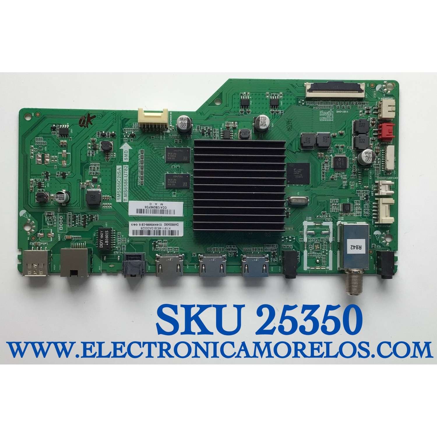 MAIN PARA TV PIONEER / 02-MAMS6586-CB16 / 1MS586C2ISA / T.MS6586.U782 / K19114639-0A00028 /  MODELOS  DAM8004063 / 40'' / CCA12B29EFD5  / ESTA TARJETA ES CHINA Y ES UTILIZADA EN DIFERENTES MARCAS Y MODELOS / ENTRAR A DESCRIPCIÓN DEL PRODUCTO 