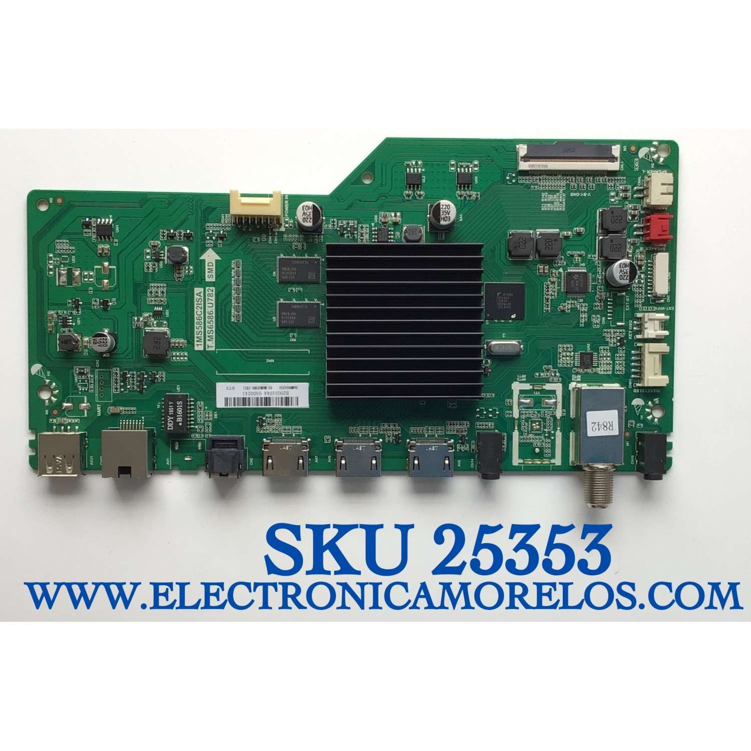 MAIN PARA TV PANASONIC 02-MAMS6586-CB21  / 1MS586C2ISA / T.MS6586.U782 / B20031044-0A00243 / DAM8001255/  ESTA TARJETA ES CHINA Y ES UTILIZADA EN DIFERENTES MARCAS Y MODELOS / ENTRAR A DESCRIPCIÓN DEL PRODUCTO 