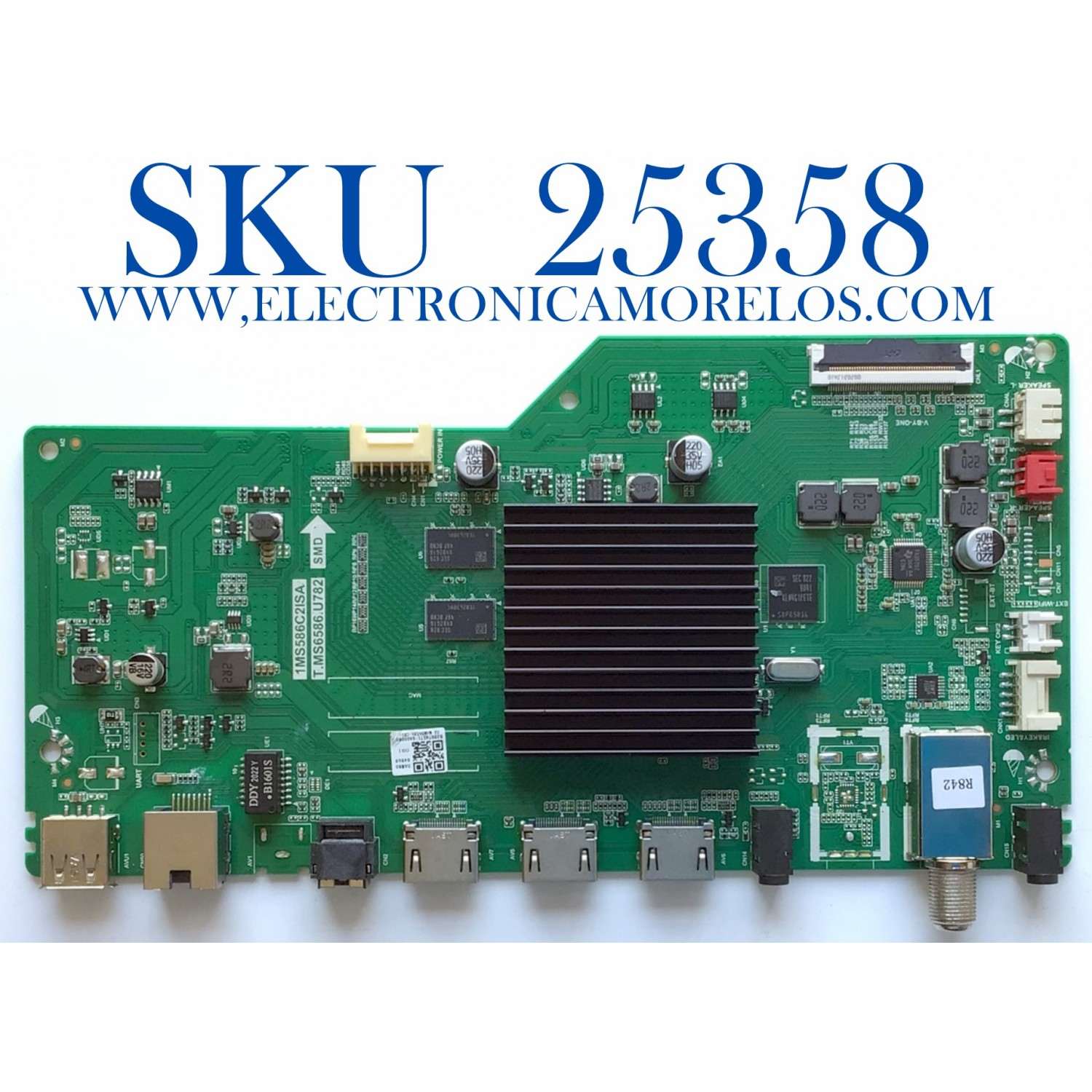 MAIN PARA TV PIONEER / 02-MAM6586-CB21 / 1MS586C2ISA / T.MS6586.U782 / B20074571-0A00080  / ESTA TARJETA ES CHINA Y ES UTILIZADA EN DIFERENTES MARCAS Y MODELOS / ENTRAR A DESCRIPCIÓN DEL PRODUCTO 