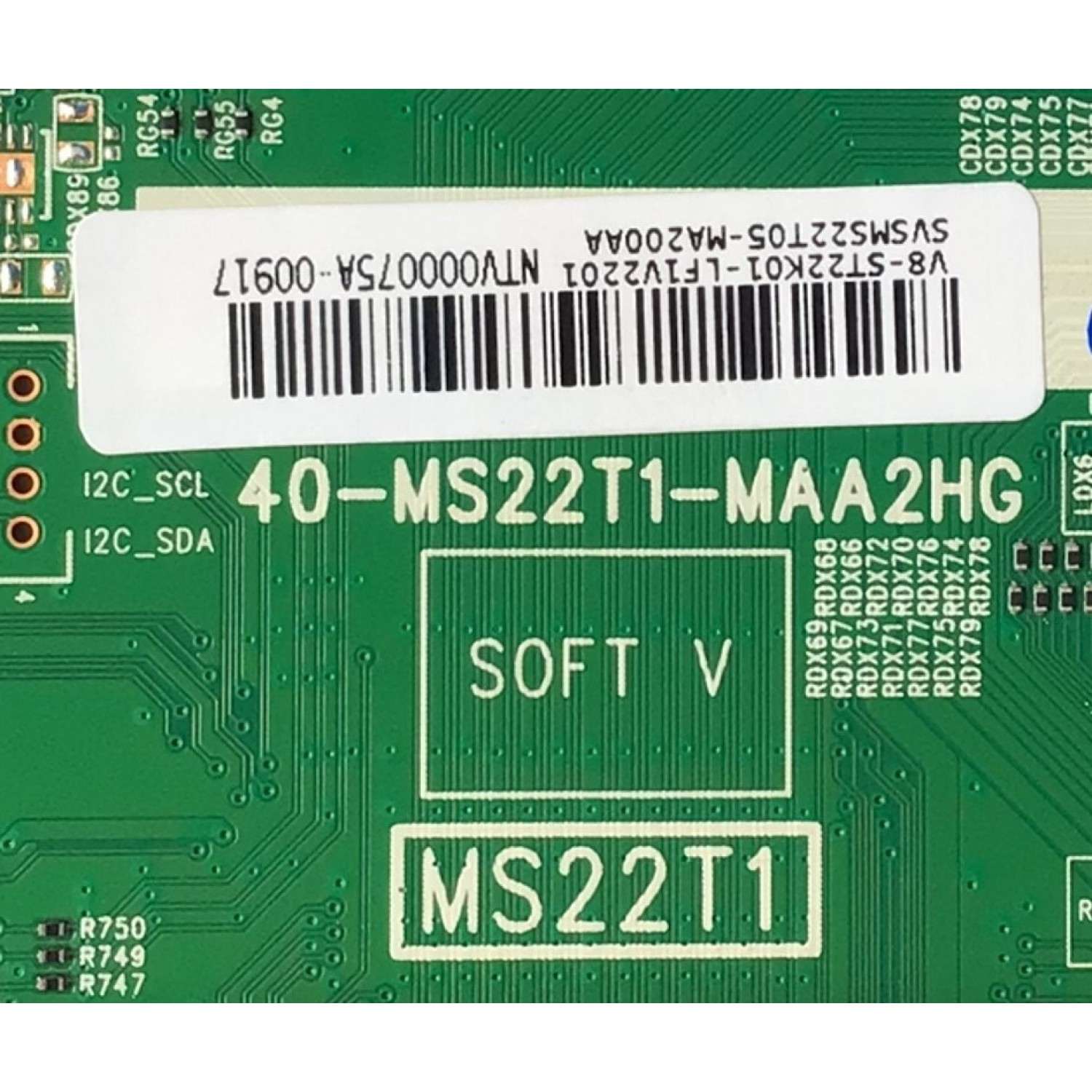 MAIN PARA TV TCL / NUMERO DE PARTE  SVSMS22T05-MA200AA / 40-MS22T1-MAA2HG / MS22T1 / V8-ST22K01-LF1V2201 / NTV000075A-00917 /  MODELO 43S425 / UTILIZADA EN DIFERENTES MARCAS Y MODELOS / ENTRAR A DESCRIPCIÓN DEL PRODUCTO  - Imagen 2