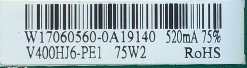 MAIN FUENTE (COMBO) PARA TV ELEMENT / NUMERO DE PARTE 21006013 / TP.MS3553.PB801 / W17060560 / V400HJ6-PE1 / 20170609_141024 / PANEL MD4012YTIF / MODELO ELFW4017BF - Imagen 3