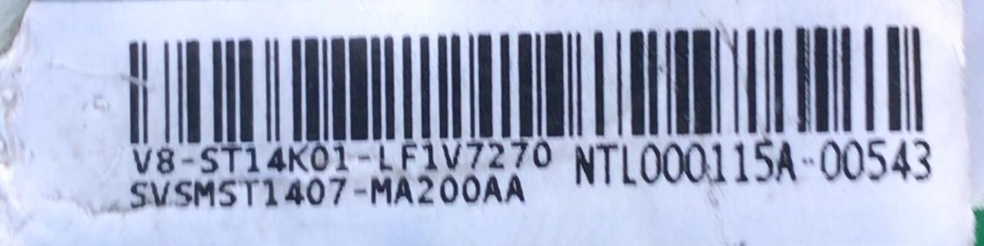 MAIN PARA TV TCL / NUMERO DE PARTE SVSMST1407-MA200AA / 40-MST14S-MAD2HG / V8-ST14K01-LF1V7270 - Imagen 3