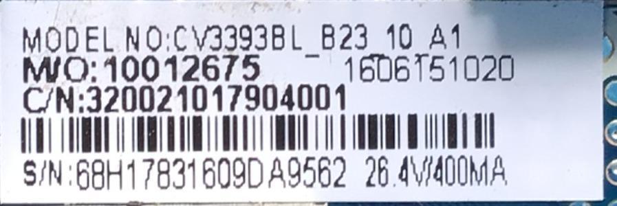 MAIN FUENTE PARA TV INSIGNIA / NUMERO DE PARTE 320021017904001 / CV3393BL-B23 / 10010675 / 1606151020 / 68H1783 / 320021017906001 / PANEL BOEI185WX1 / MODELOS NS-19D220NA16-A / NS-19D220NA16 - Imagen 2