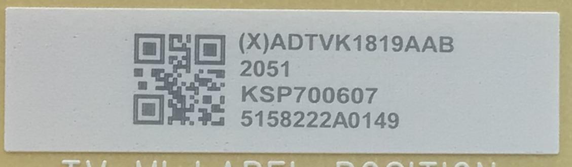 FUENTE DE PODER PARA TV VIZIO 4K HDR UHD SMART TV / NUMERO DE PARTE ADTVK1819AAB / 715GB421-P01-000-003S / VK1819AAB / PANEL TPT700U2-PV3D.Q REV:S01K / MODELOS V705-H1 / V705-H1 LTCDZJ / V705-H1 LMXDZJ - Imagen 2