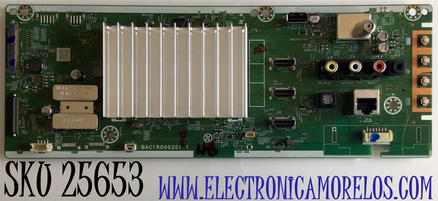 MAIN PARA TV PHILIPS / NUMERO DE PARTE ABG8F011 / ABG8FUT-65UB / BAC1R0G02011 / BAC1R0G0201 1 / MODELO 65PFL5604/F7 A