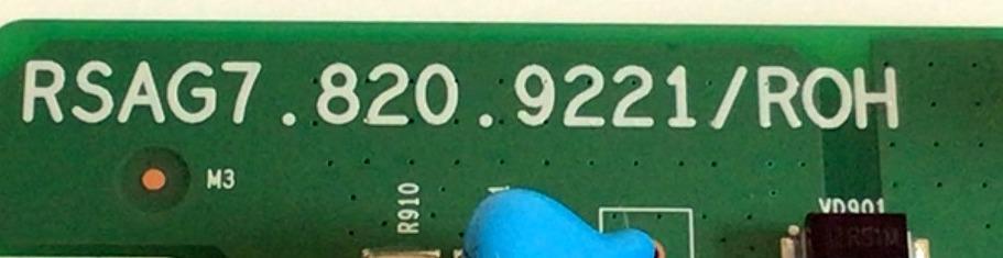 MAIN FUENTE (COMBO) PARA TV HISENSE / NUMERO DE PARTE 272530 / RSAG7.820.9221/ROH / HU58A6109FWR/263340 / ZMZ208362ZZ / 3TE58G2026B6 / 58A6109FUWR / G2026B6 / PANEL HD580X1U91-L1/S1/GM/ROH / MODELO 58RGE3 - Imagen 2
