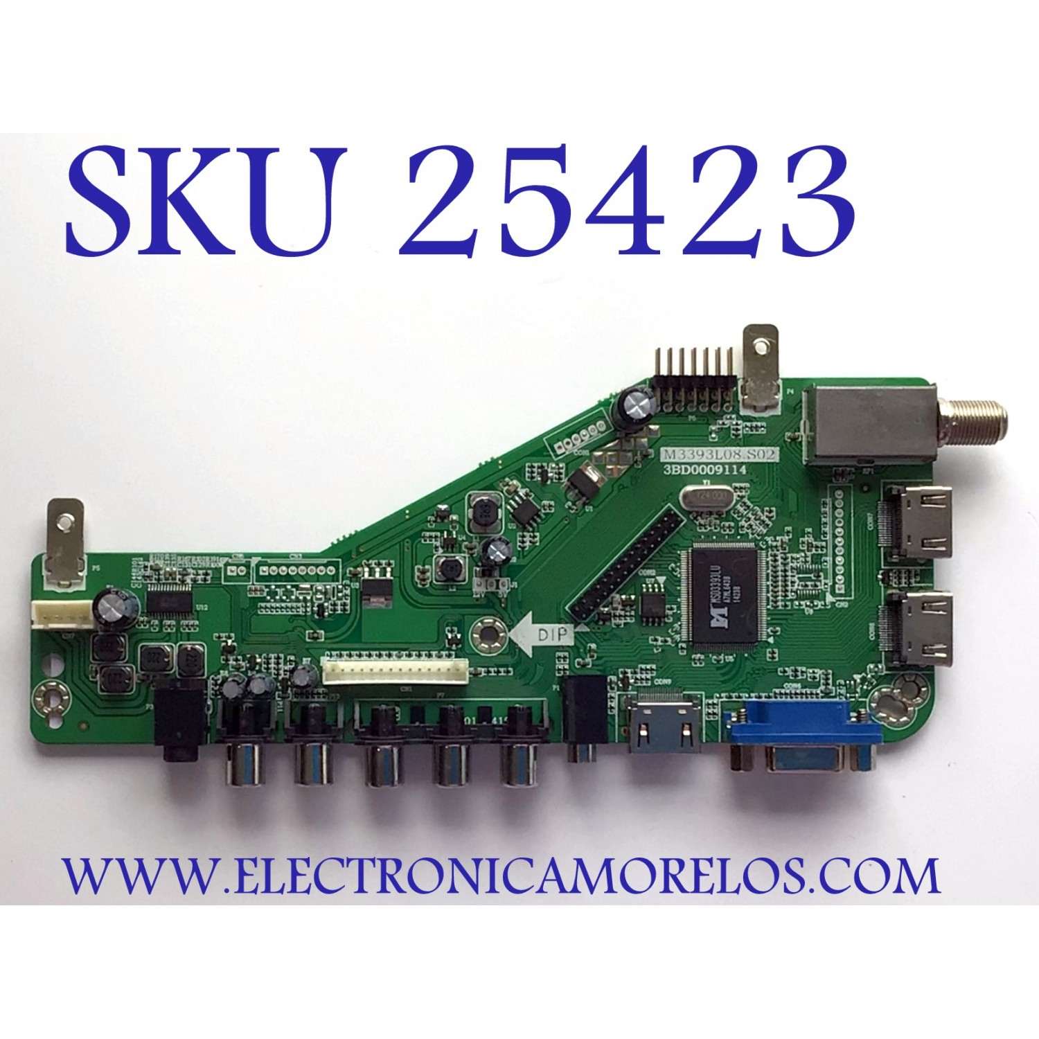 MAIN PARA TV PROSCAN NUMERO DE PARTE T201407056 / M3393L08.S02 / 3BD0009114 / 7C6C 20140731095109 / PANEL CN55CM823 / MODELO PLED5529A-C A1407