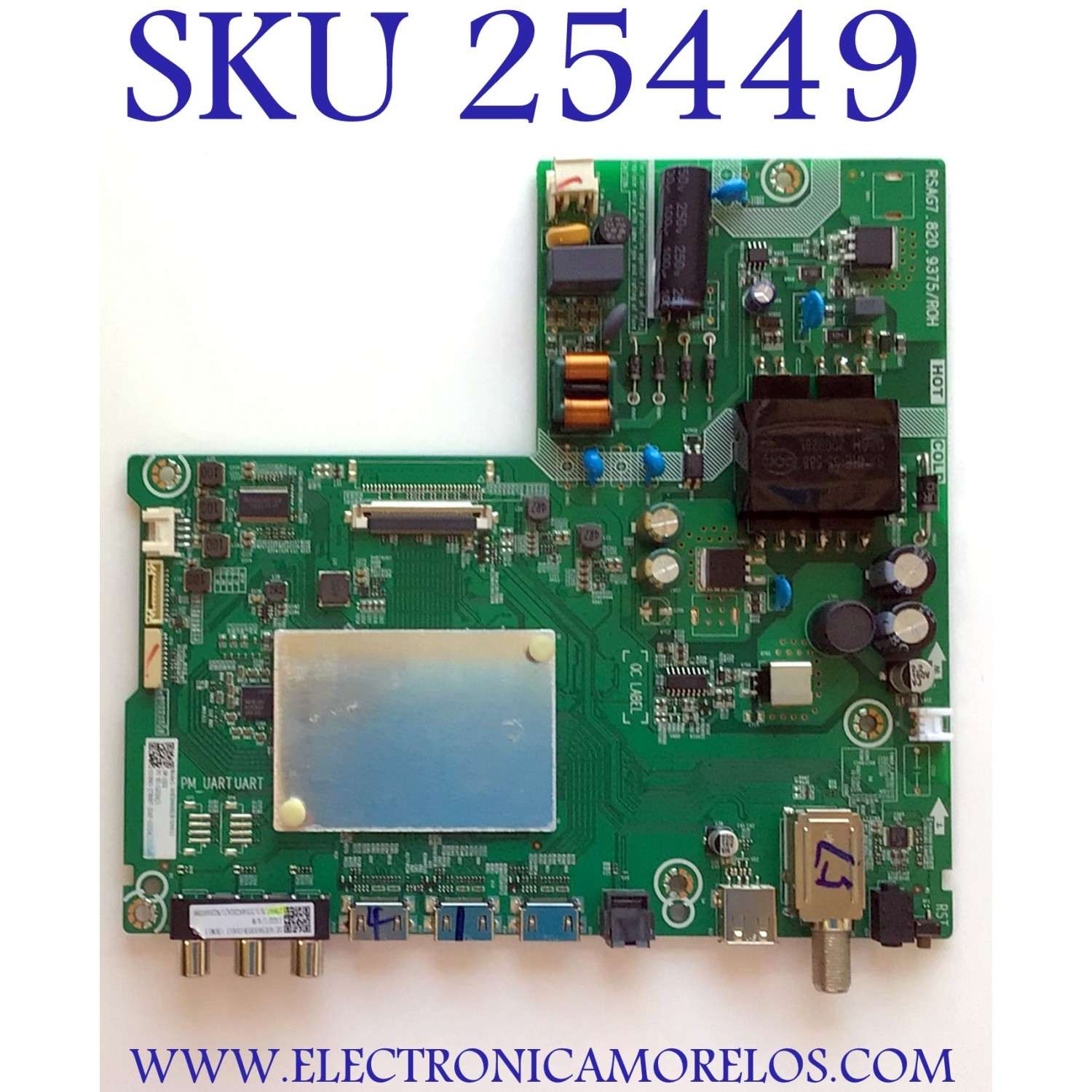 MAIN FUENTE PARA TV HISENSE / NUMERO DE PARTE 278997 / RSAG7.820.9375/ROH / 40E5600EUR / G2024J1 / G2024J101334N / 1322 / PANEL JHD396V1F02-TXL1 / MODELO 40H4030F1