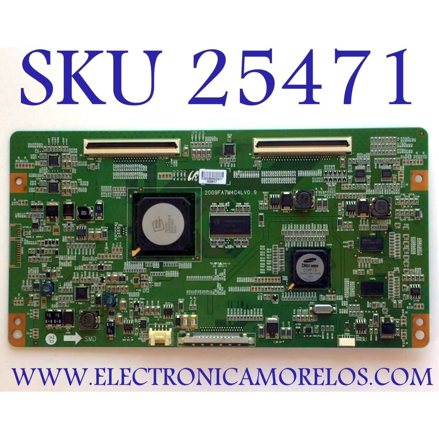 T-CON PARA TV SAMSUNG / NUMERO DE PARTE LJ94-02859B / 2009FA7M4C4LV0.9 / 2859B / SUSTITUTAS LJ94-02859A / LJ94-02860B / BN96-16491A / LJ94-02863B / PANEL LTF400HF11 / MODELO LN40B640R3FXZA SS02