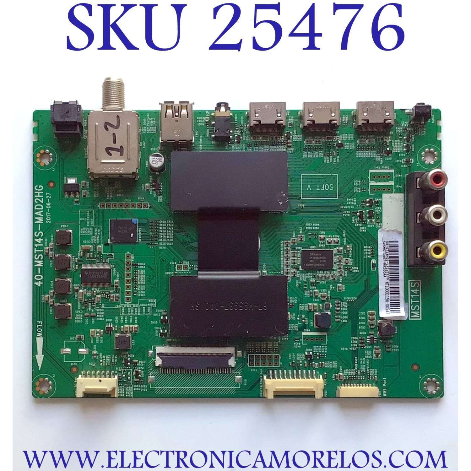 MAIN PARA TV TCL / NUMERO DE PARTE SVSMST1407-MA200AA / 40-MST14S-MAD2HG / V8-ST14K01-LF1V7270