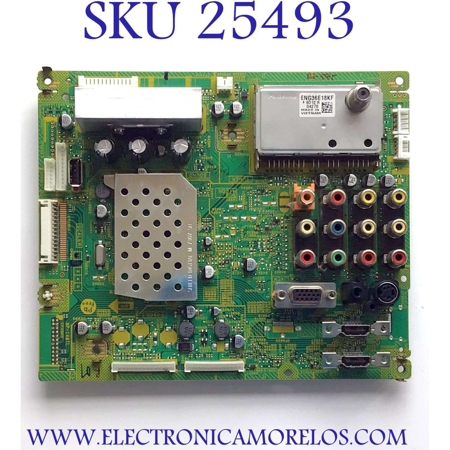 MAIN PARA TV SHARP / NUMERO DE PARTE CA21I97031 / K08-246A / A6150DH001639 / MODELO LC-32DV27UT