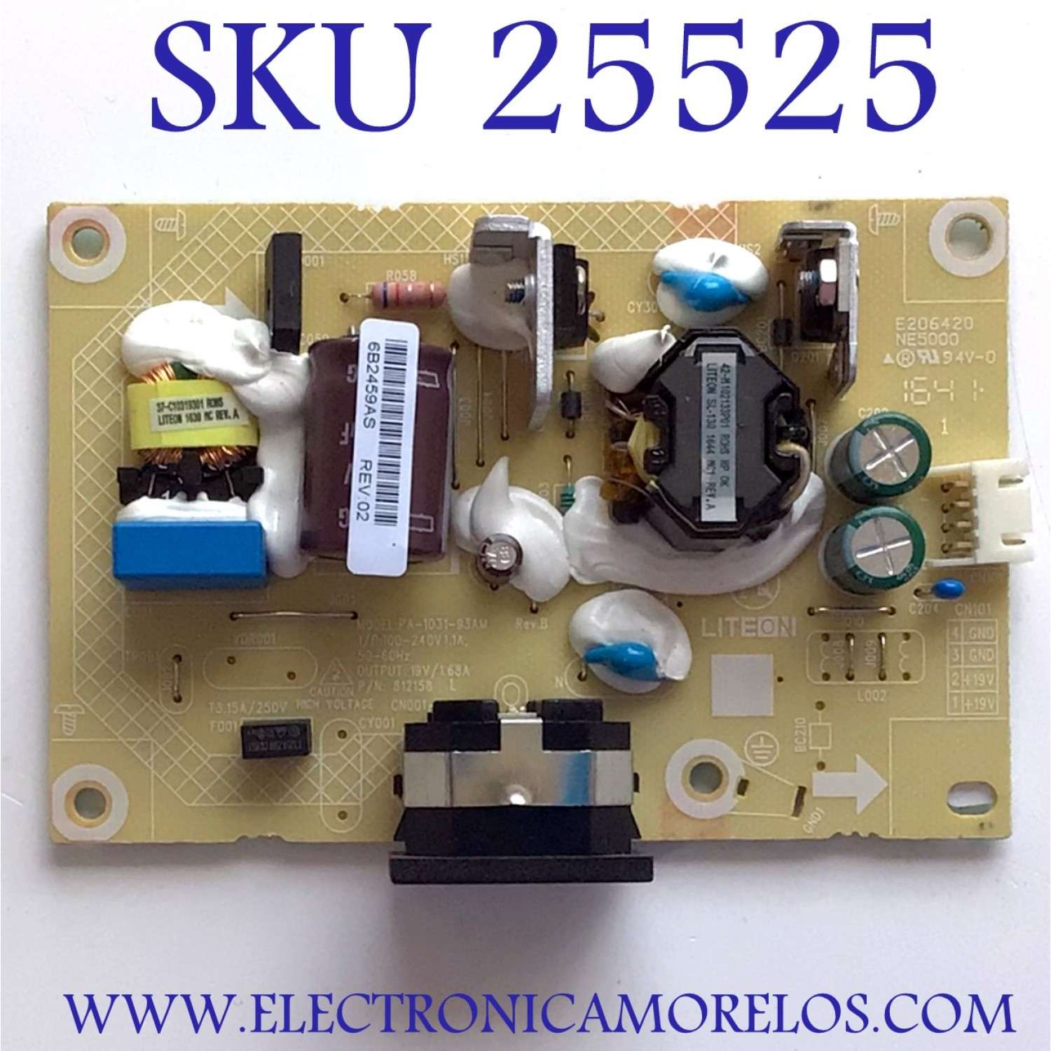 FUENTE  PARA MONITOR ACER NUMERO DE PARTE PA-1031-93AM / 0500-0502-2260 (00) / 45I4806BP024300 / 6B2459AS REV:02 / 812158 L / PANEL M236HGE-L20 REV.C5 / MODELO K242HQL Bbmd