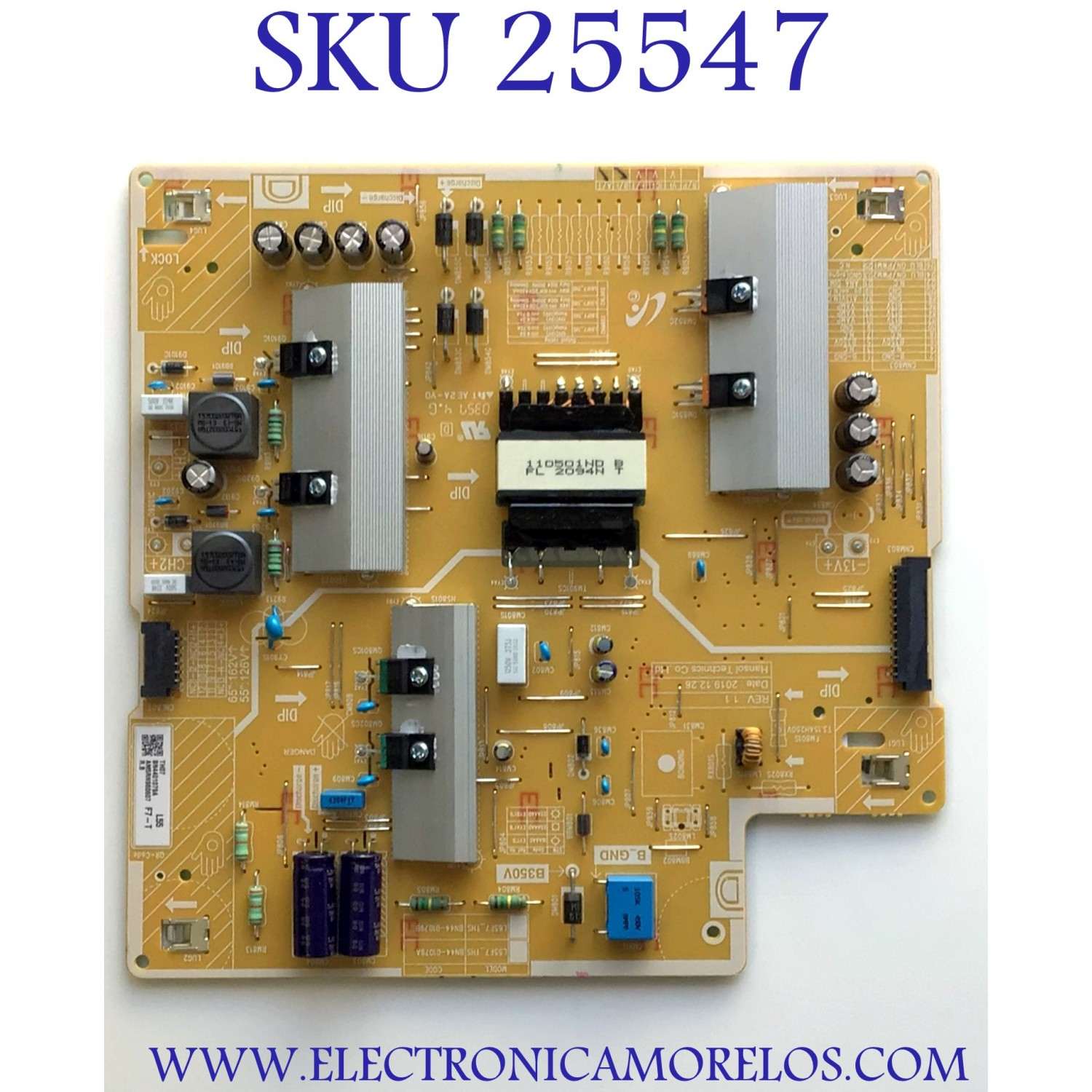 FUENTE PARA TV SAMSUNG NUMERO DE PARTE BN44-01079A / BN44-01079B / PANEL CY-RT055FGAV1H / MODELO  QN55LS03TAFXZA AA01