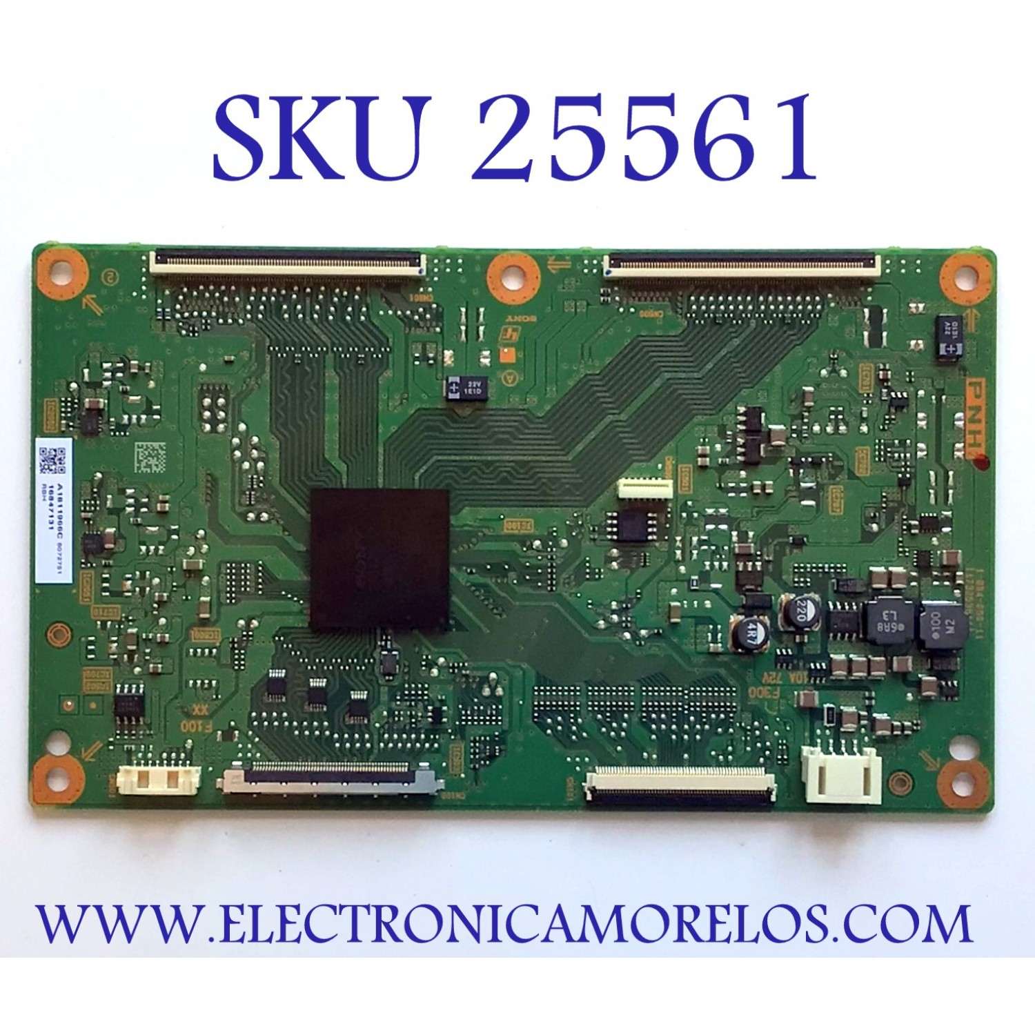 T-CON PARA TV SONY / NUMERO DE PARTE A-1811-966-C / A1811966C / 173253811 / (173253811) / 8072751 / 750N4057-02R / PANEL FHDR600NN01 / MODELO KDL-60EX723
