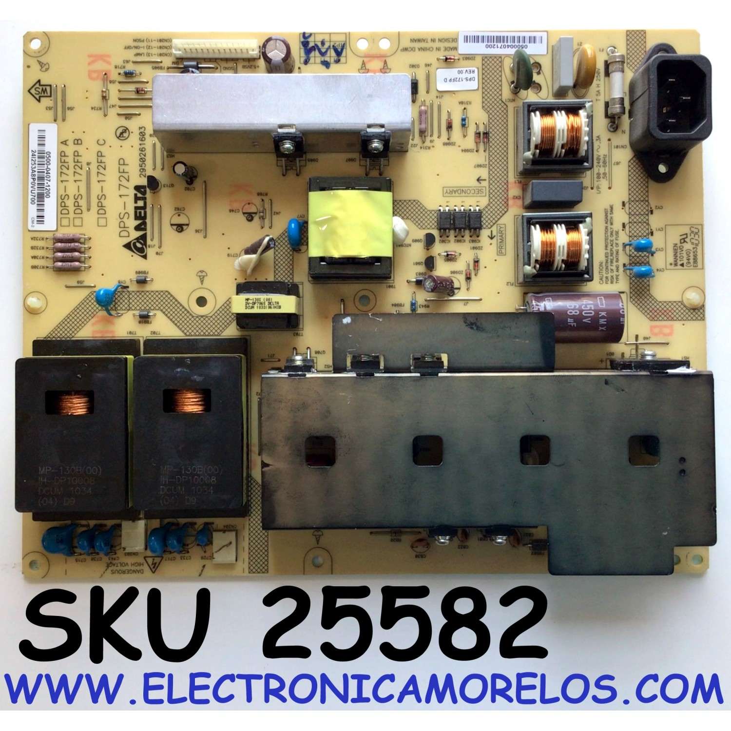 FUENTE PARA TV LG / NUMERO DE PARTE 0500-0407-1200 / DPS-172FP / 24I253A8P0VU700 / 050004071200 / M10229703958 / PANEL LC320WUG (SC)(R7) / MODELO 32LD400-UA.CUSWLH