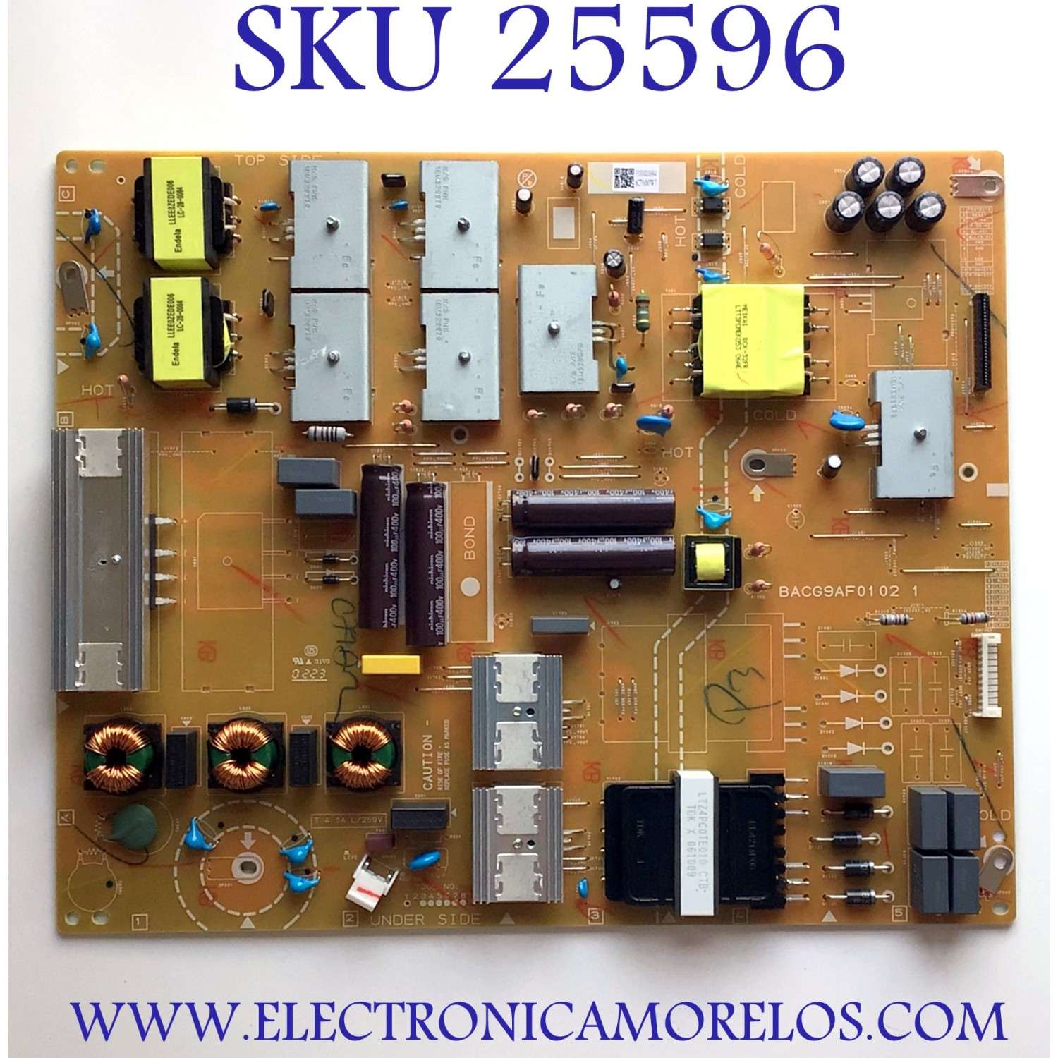 FUENTE PARA TV PHILIPS NUMERO DE PARTE AC79AMPWT / BACG9AF0102 1  / P000000684 / PANEL BOEI750WQ1 / MODELO 75PFL5604/F7 / 75PFL4864/F7